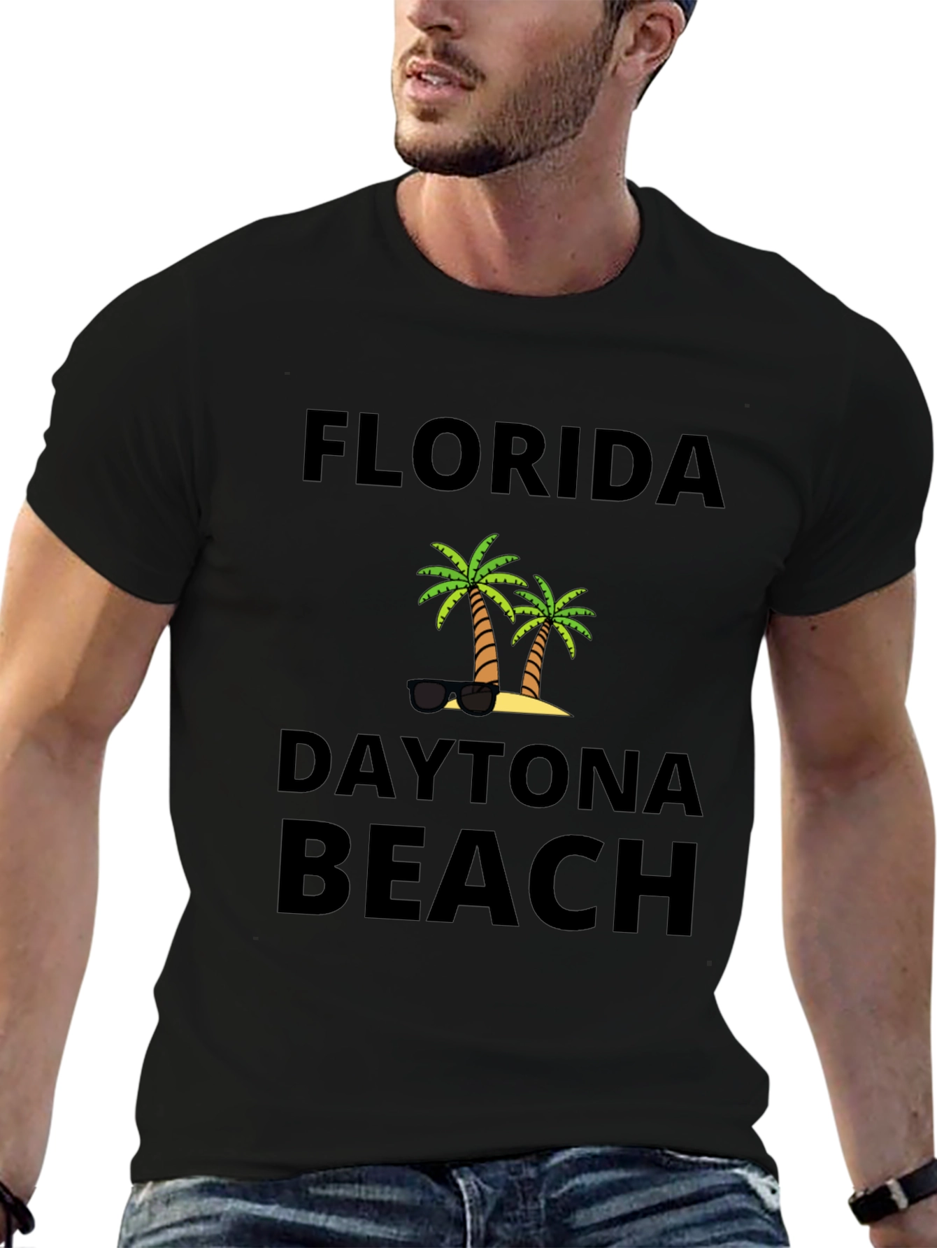 Florida Daytona Beach Palm Tree T-Shirt