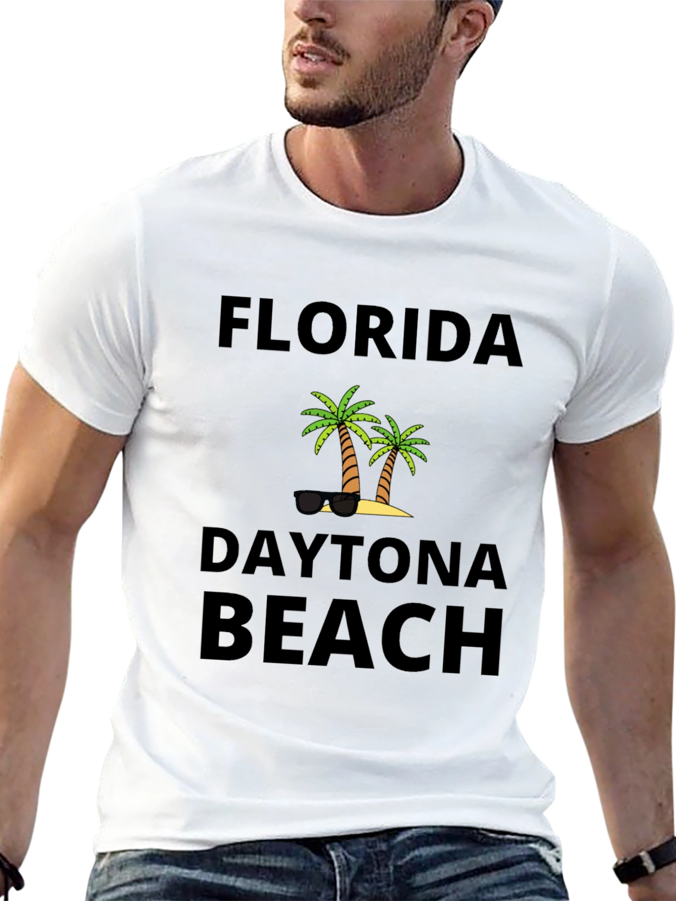 Florida Daytona Beach Palm Tree T-Shirt