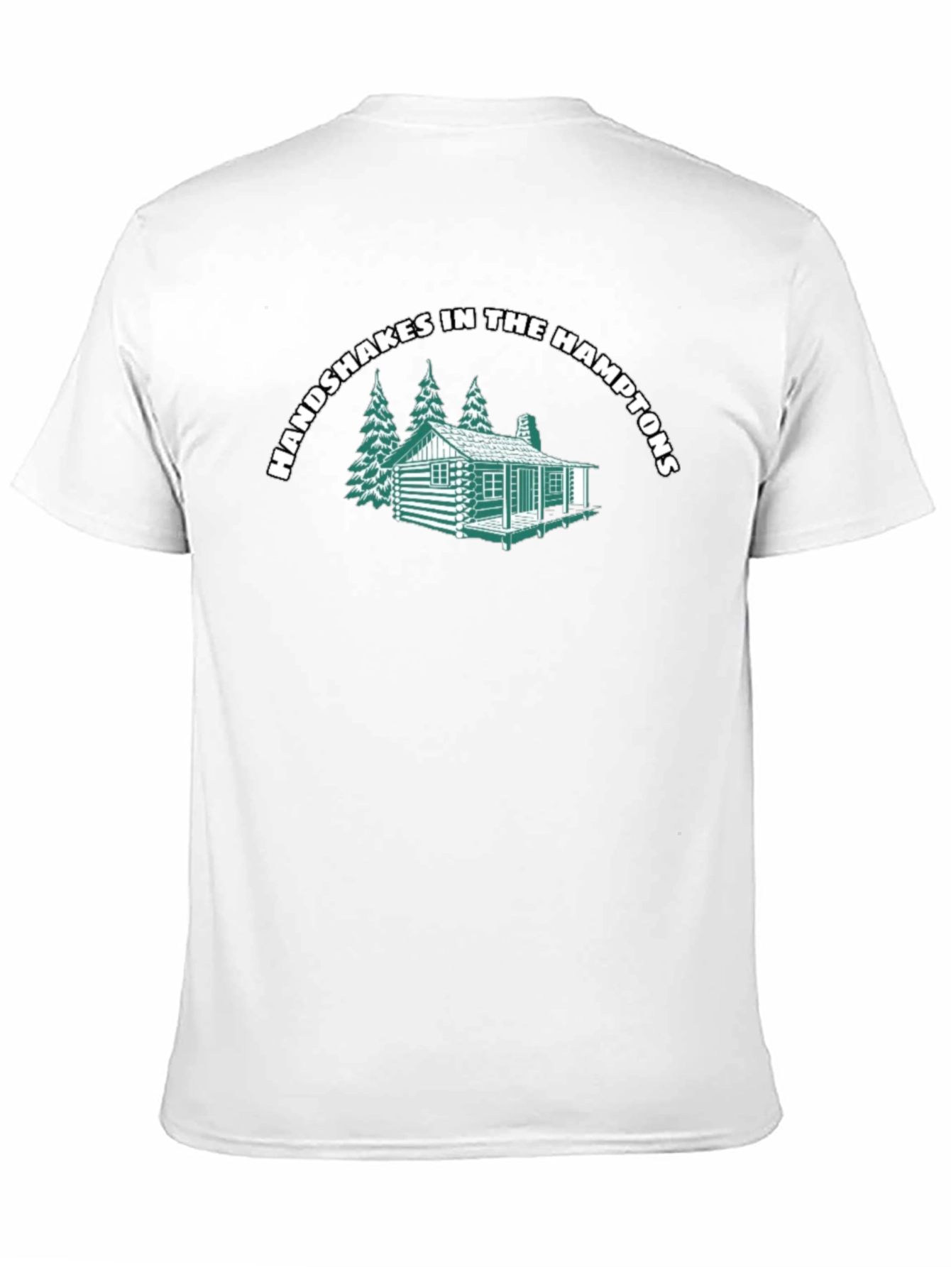 Handshakes in the Hamptons Black T-Shirt