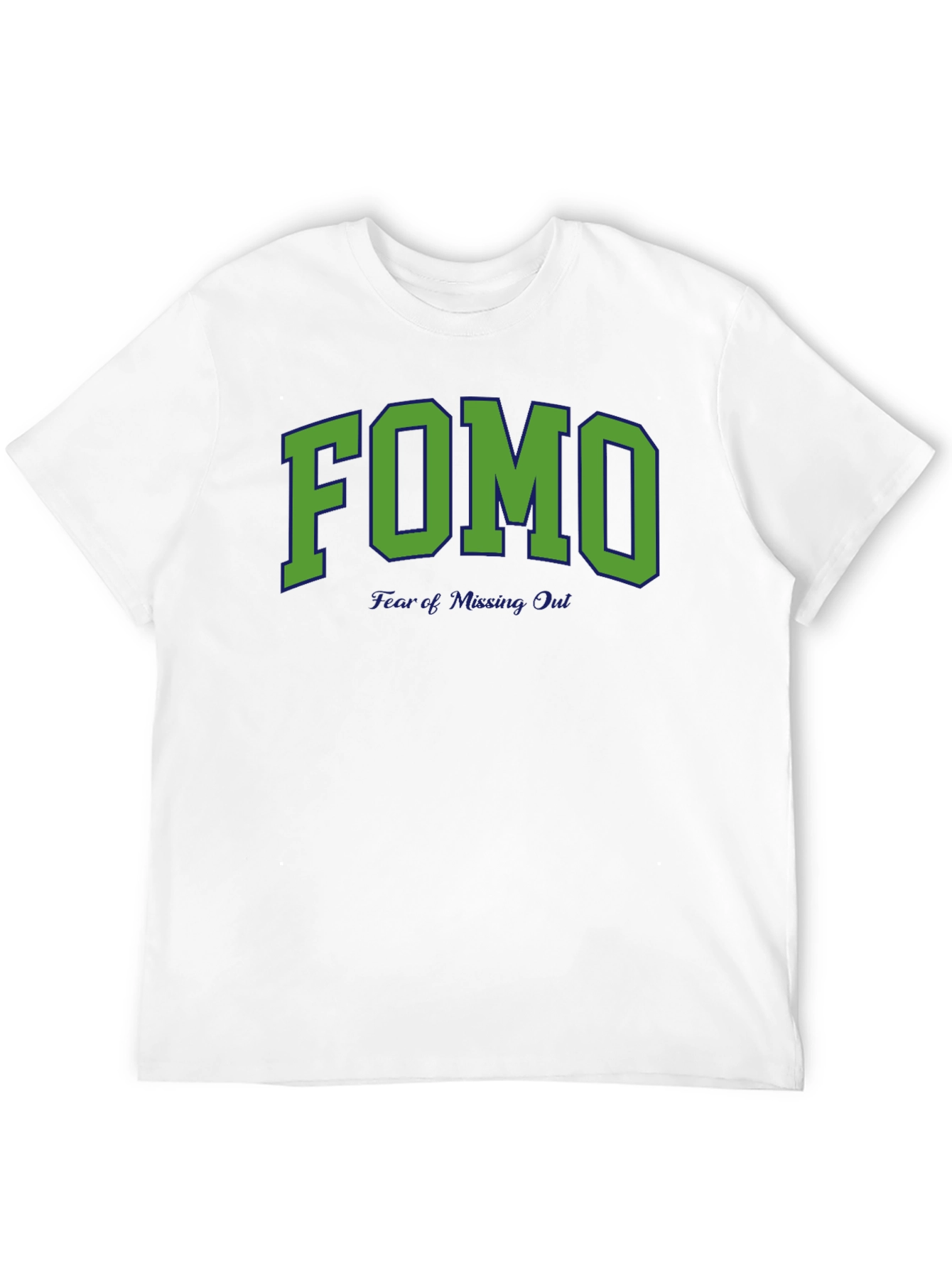 FOMO Fear of Missing Out Black T-Shirt