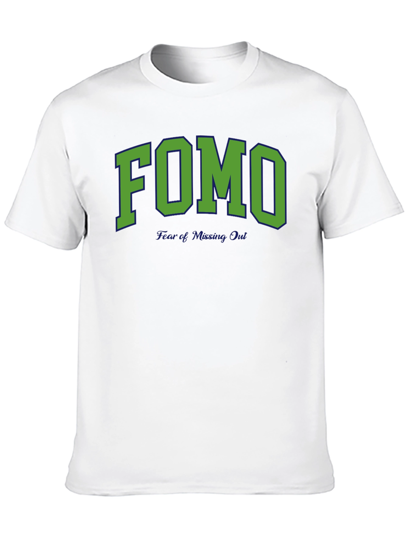 FOMO Fear of Missing Out Black T-Shirt