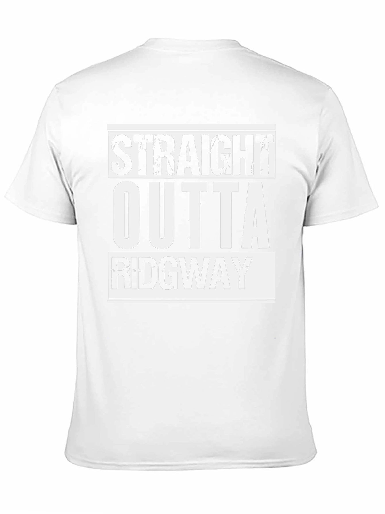Straight Outta Ridgway Black T-Shirt