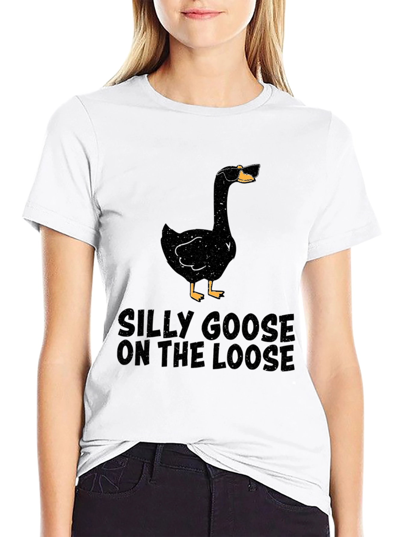 Silly Goose On The Loose Graphic T-Shirt