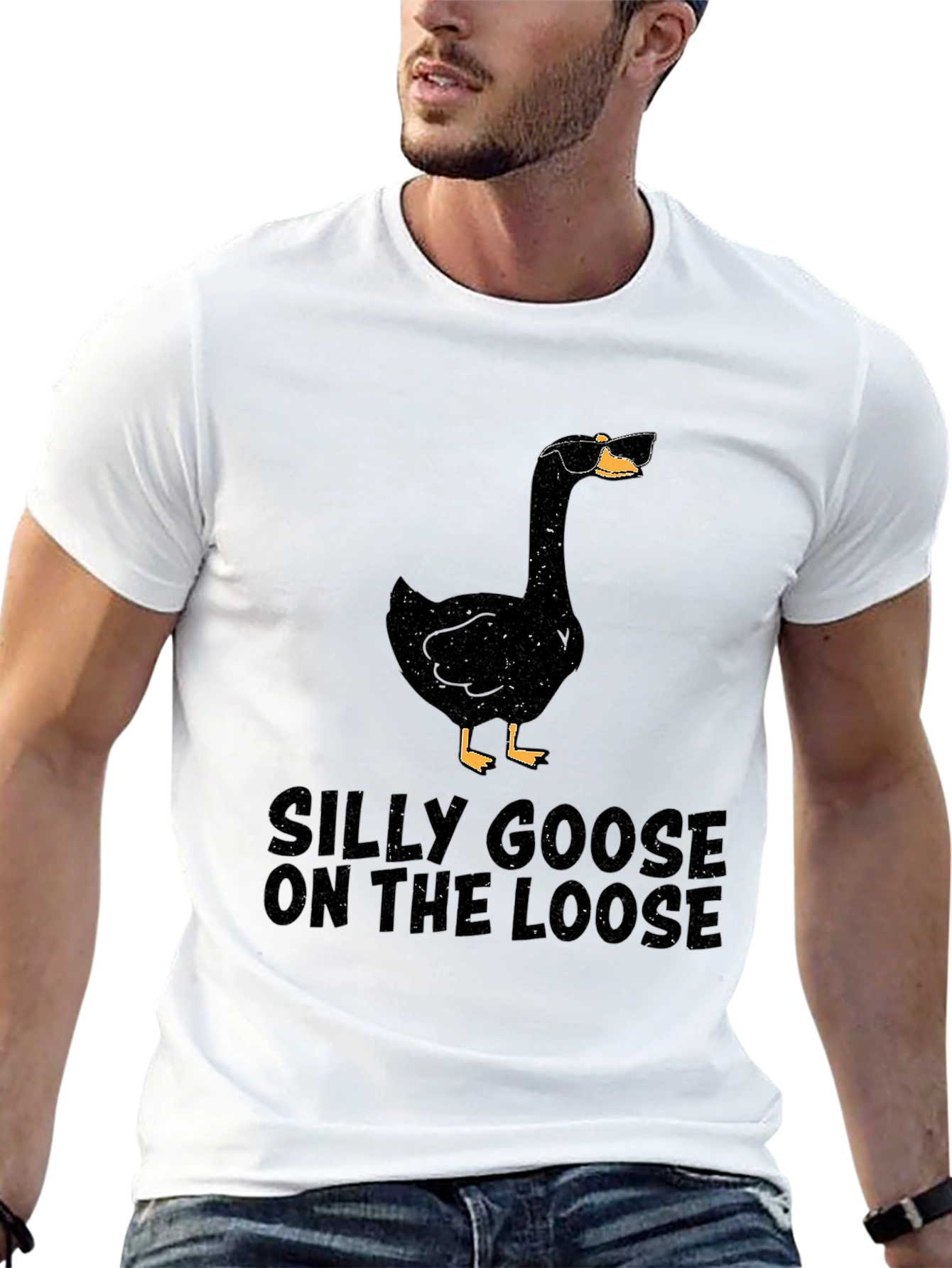 Silly Goose On The Loose Graphic T-Shirt