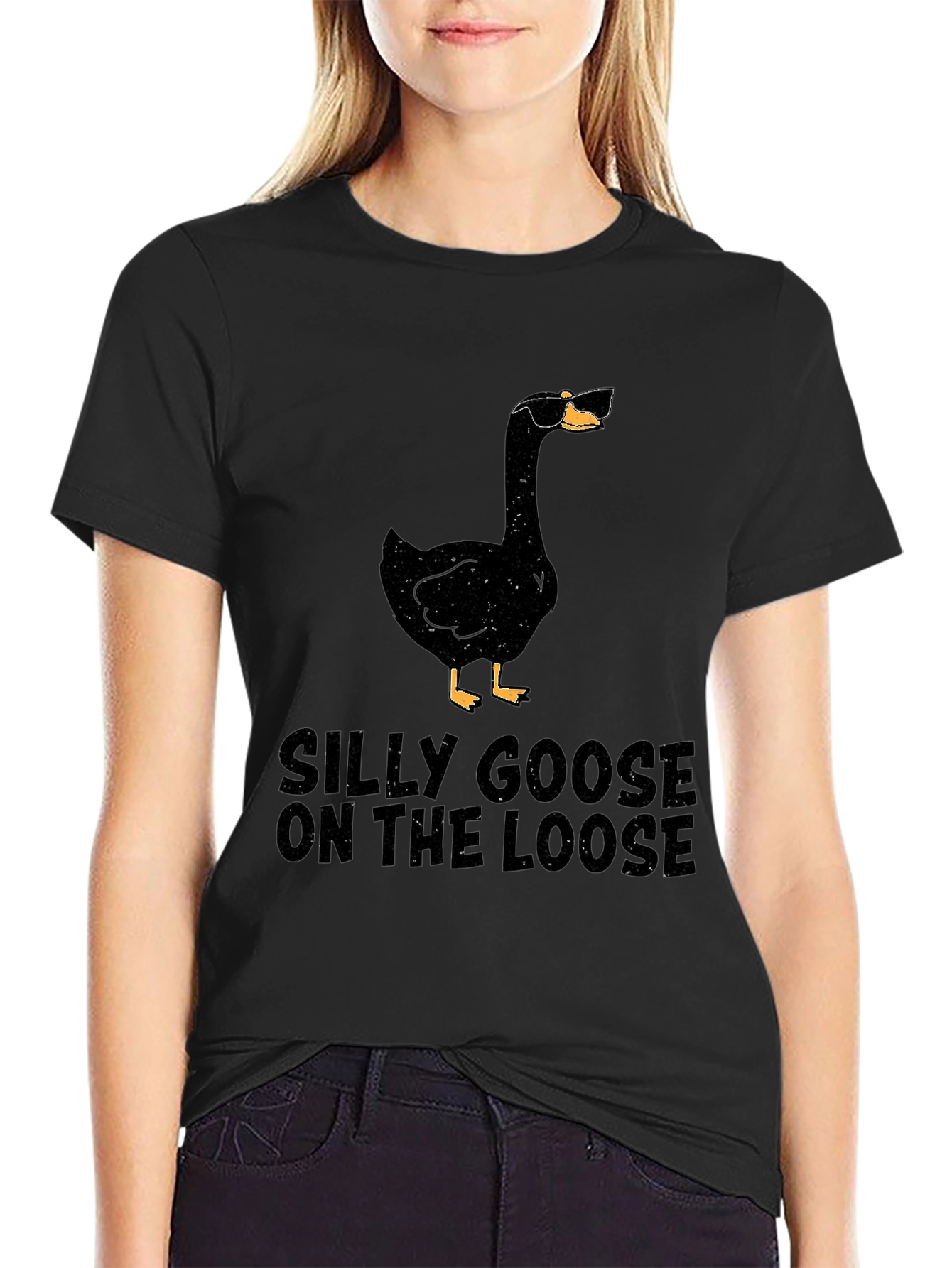 Silly Goose On The Loose Graphic T-Shirt