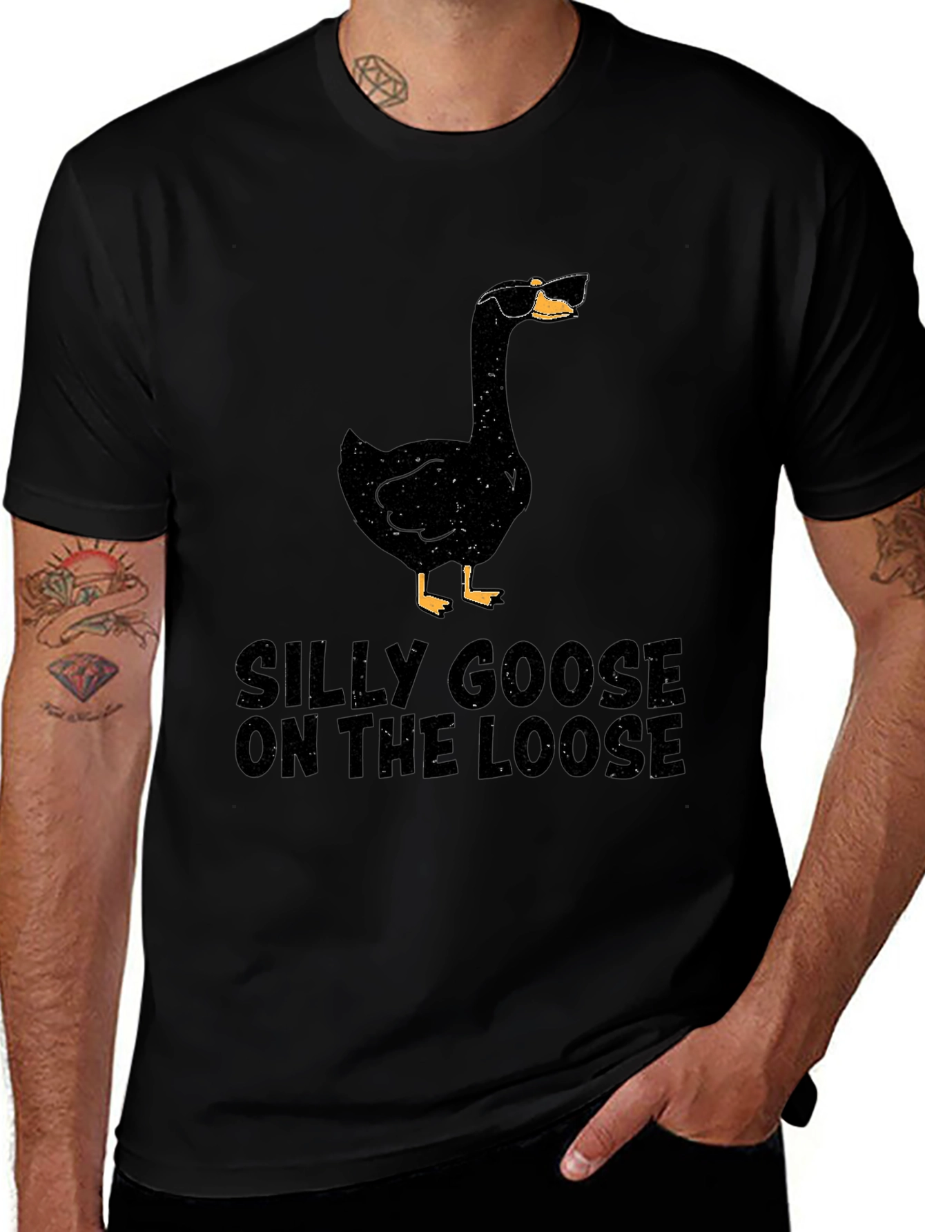 Silly Goose On The Loose Graphic T-Shirt