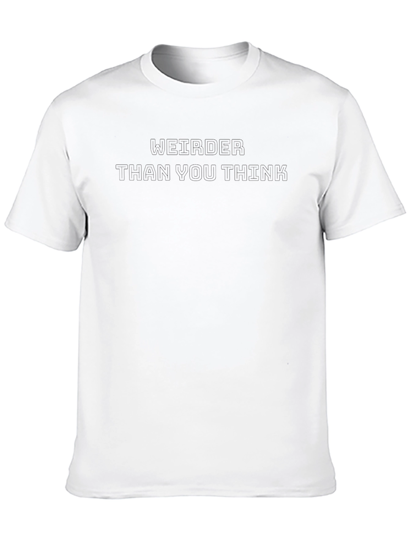 Weirder Than You Think Black Graphic Tee