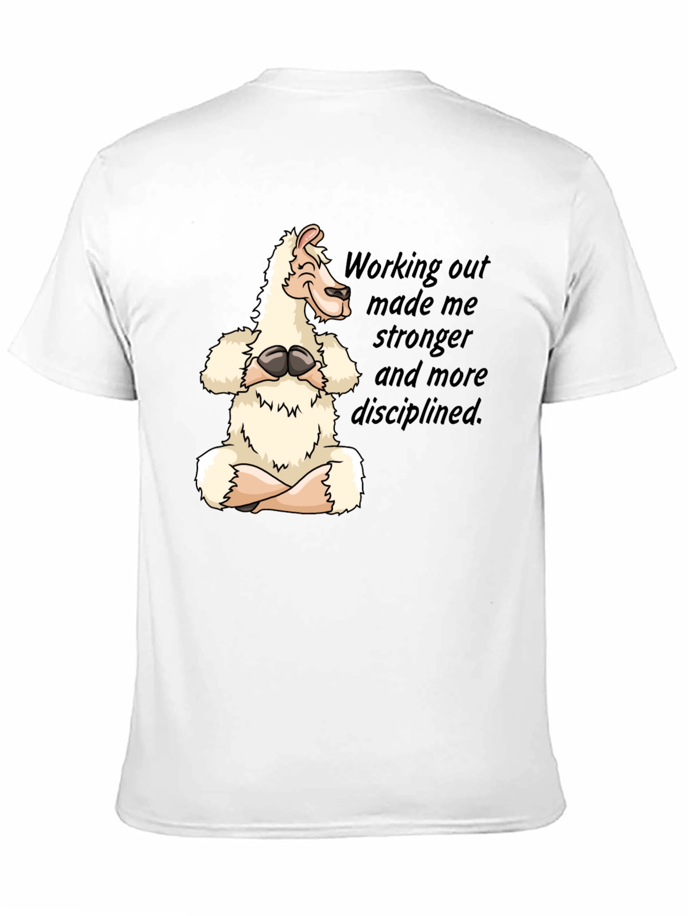 Yoga Llama T-Shirt: Workout Motivation Tee