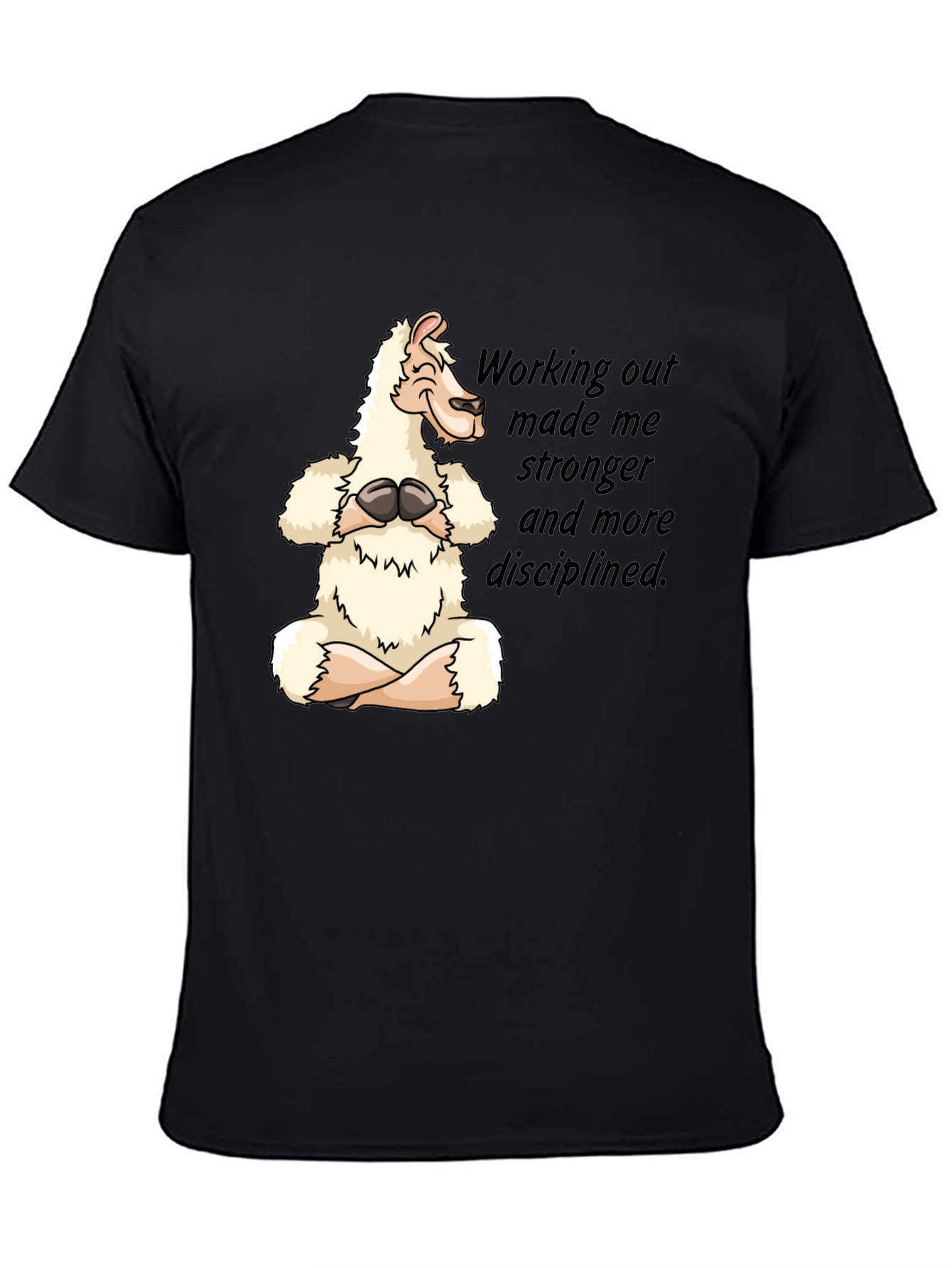 Yoga Llama T-Shirt: Workout Motivation Tee