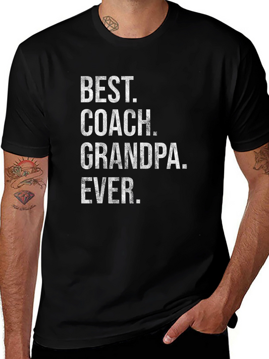 Best Coach Grandpa Ever T-Shirt