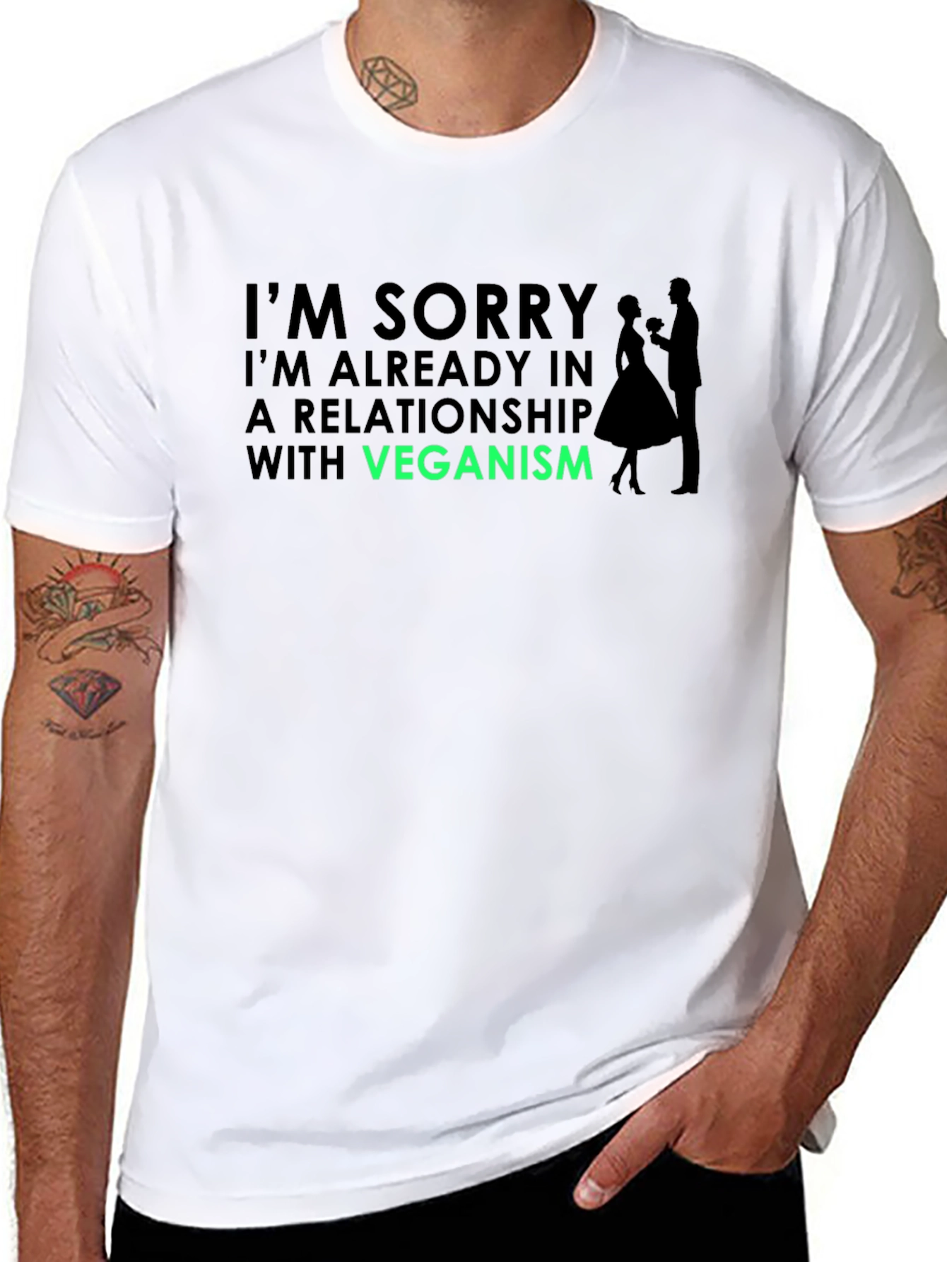 Vegan Relationship T-Shirt - Funny Veganism Tee