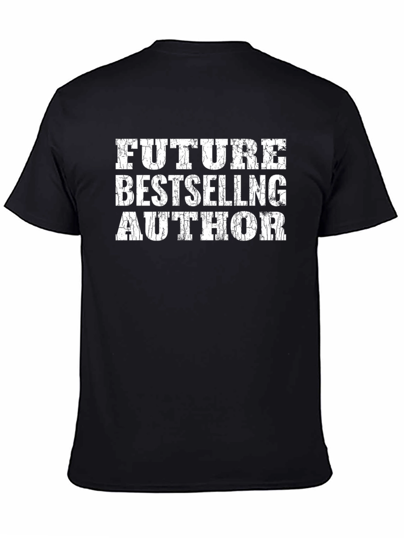 Future Bestselling Author T-Shirt - Black Cotton Tee