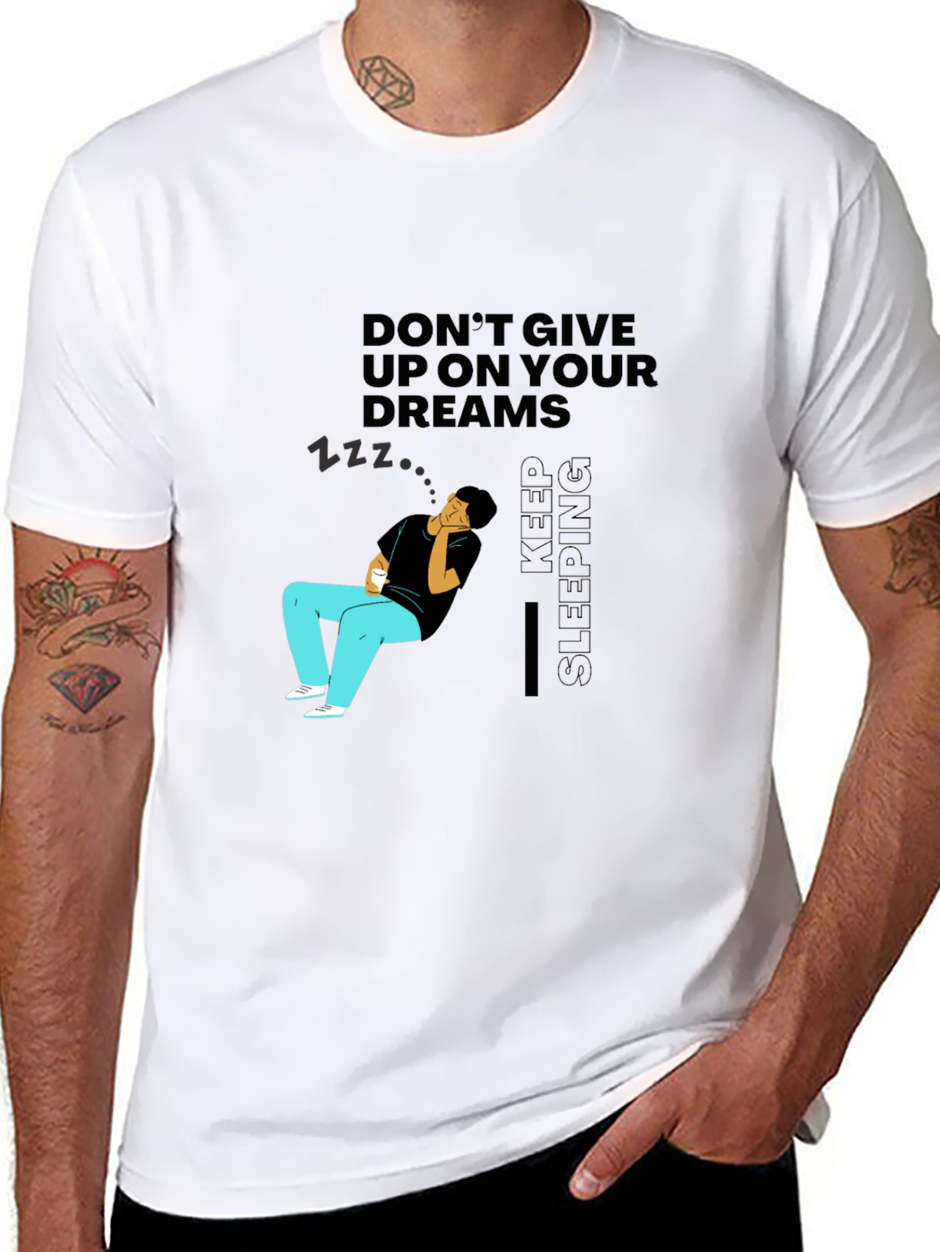 Dreamer Graphic Tee - Keep Sleeping