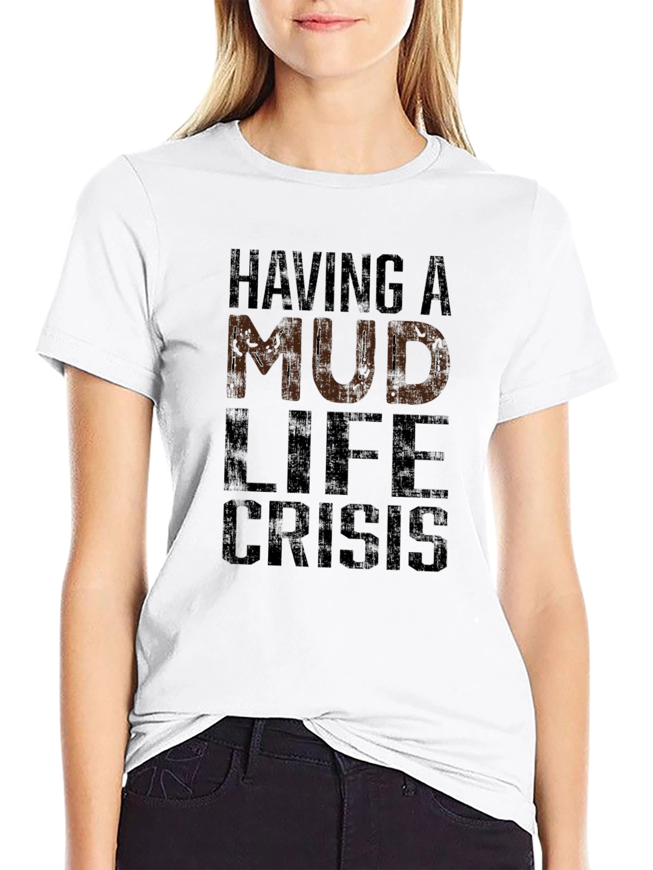 Mud Life Crisis Graphic Tee - Funny Off-Road T-Shirt