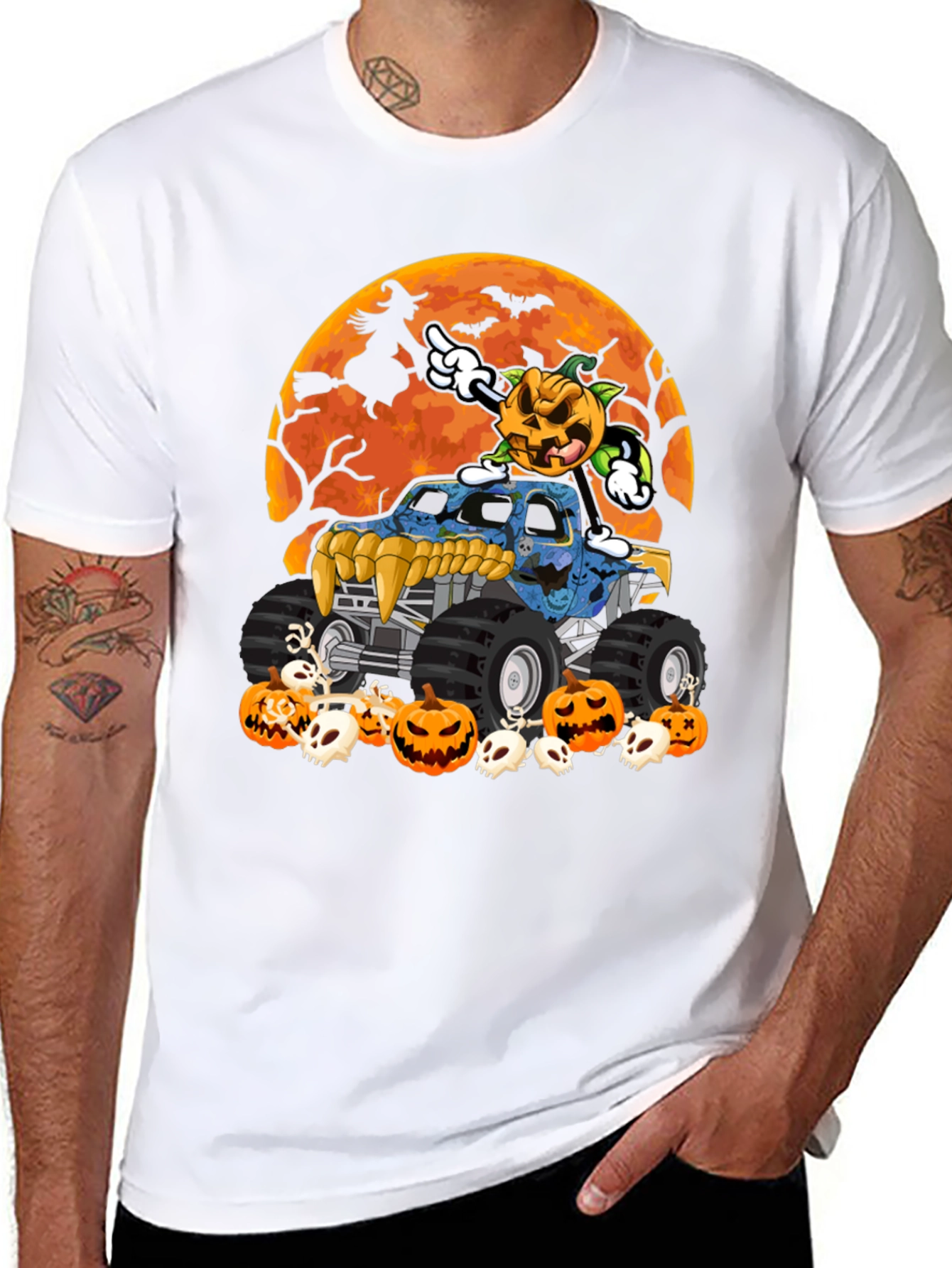 Halloween Monster Truck T-Shirt