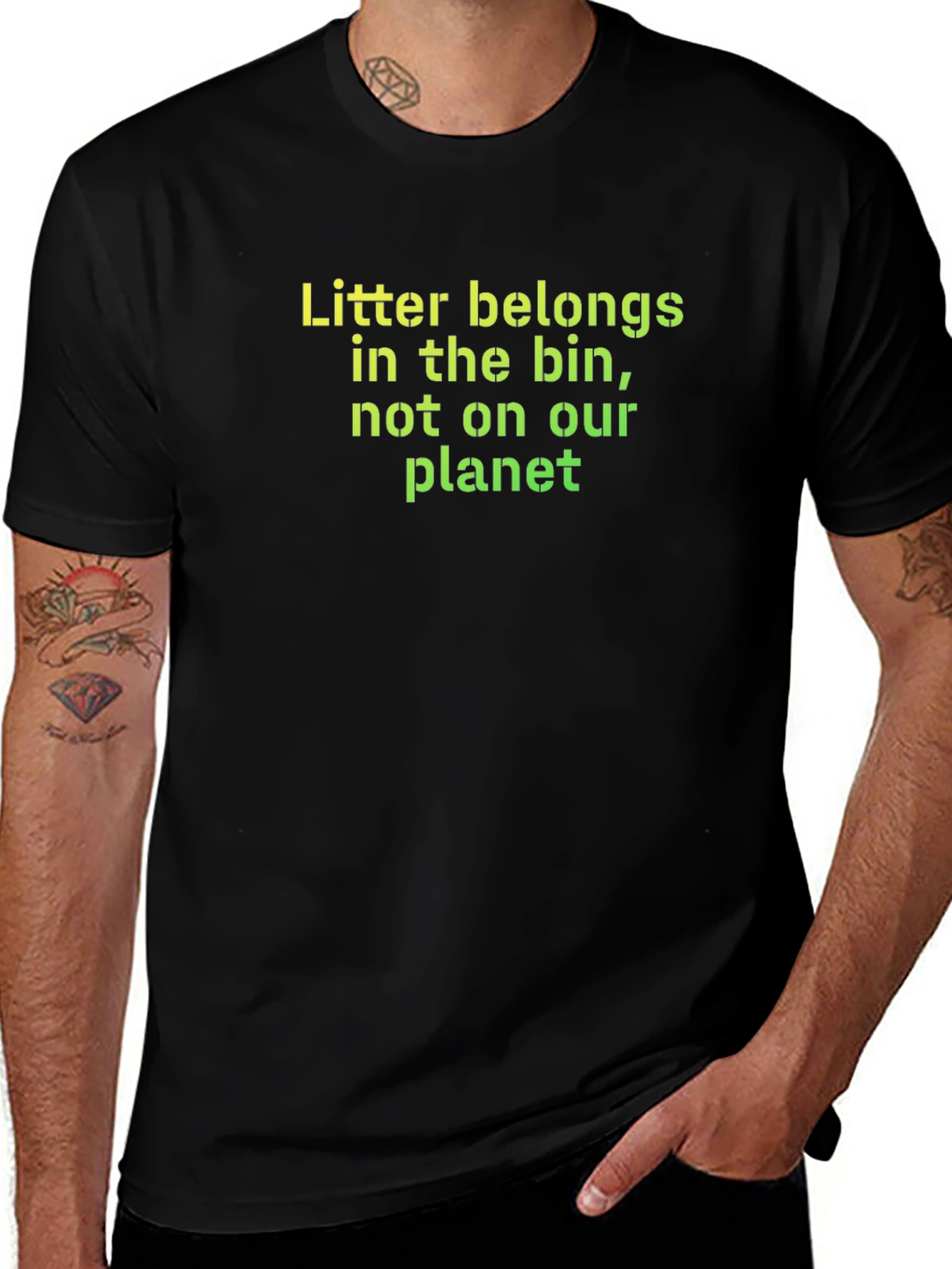 Eco-Friendly Litter Awareness T-Shirt