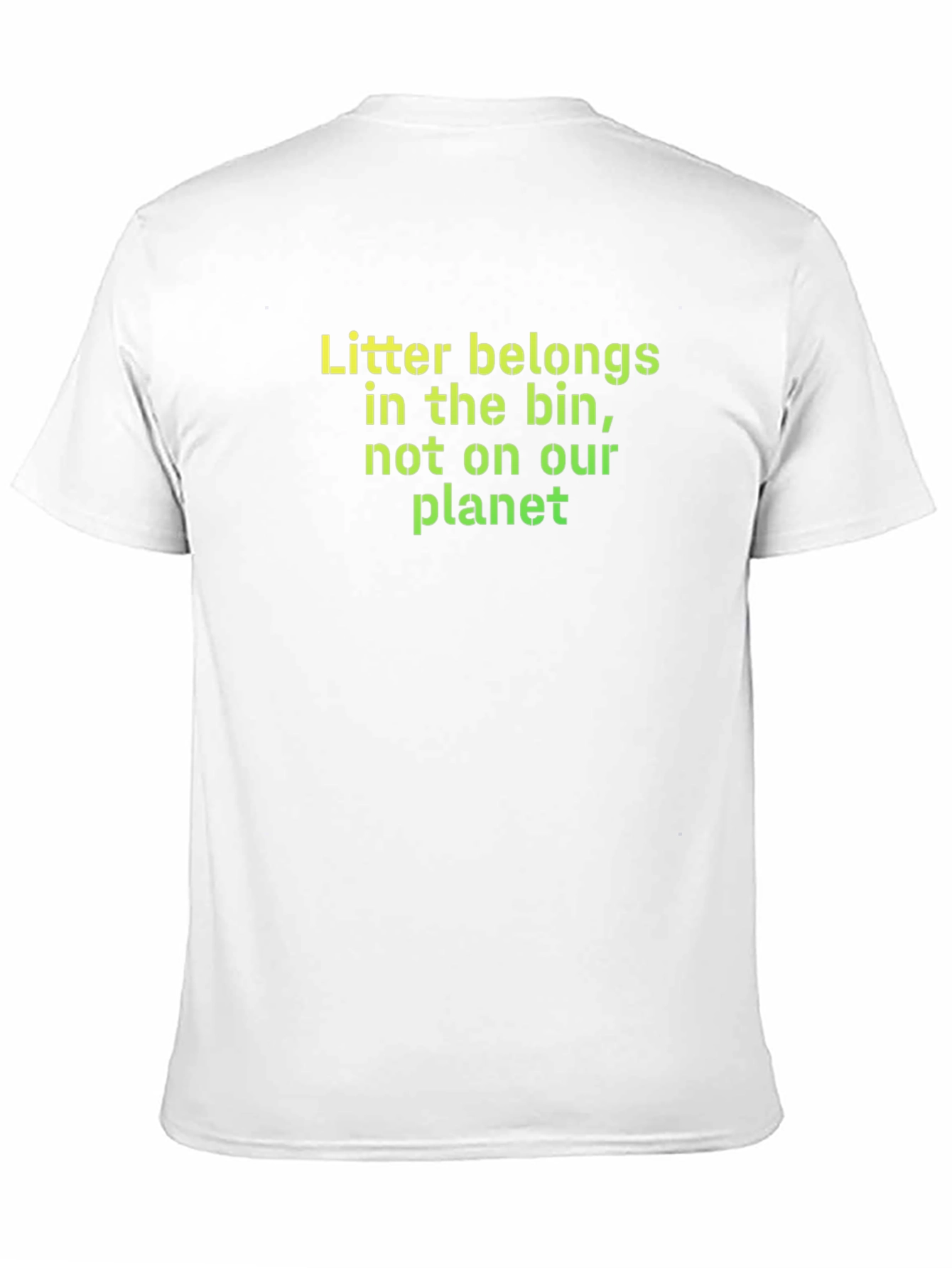 Eco-Friendly Litter Awareness T-Shirt