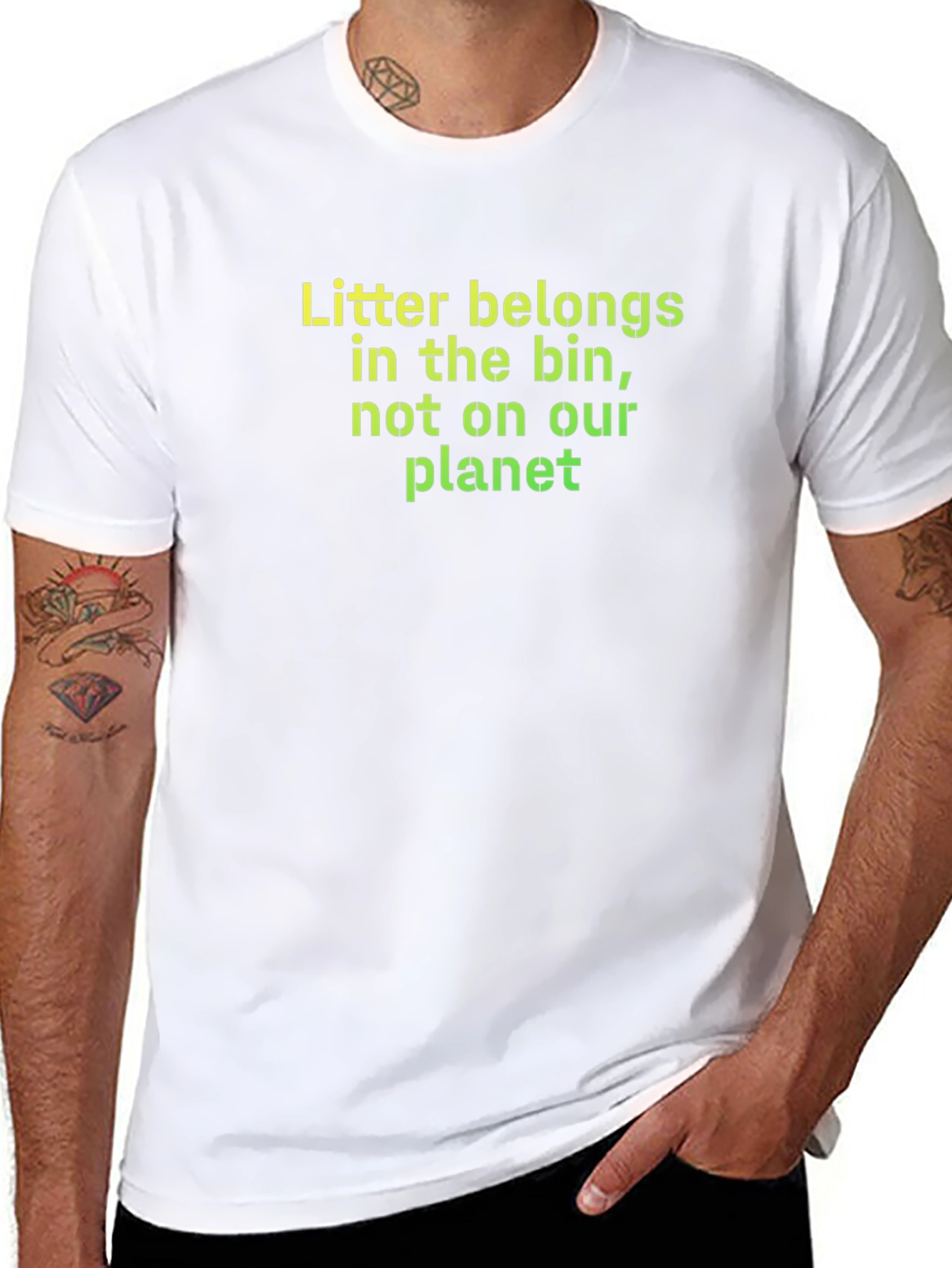 Eco-Friendly Litter Awareness T-Shirt
