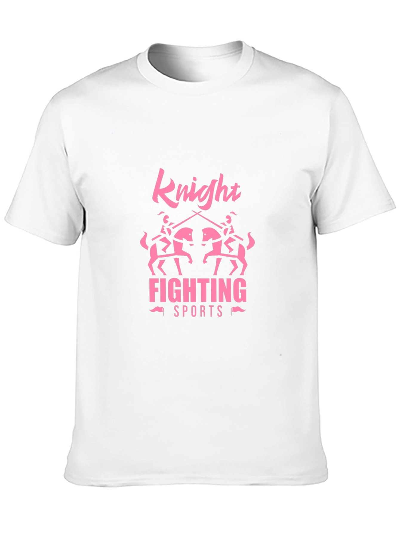 Knight Fighting Sports Black T-Shirt