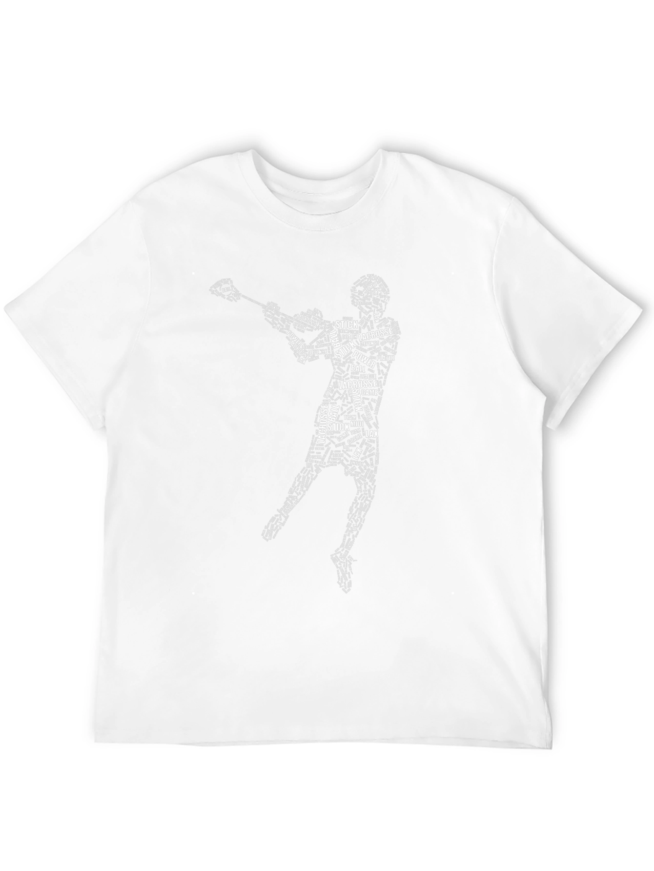 Lacrosse Word Art T-Shirt
