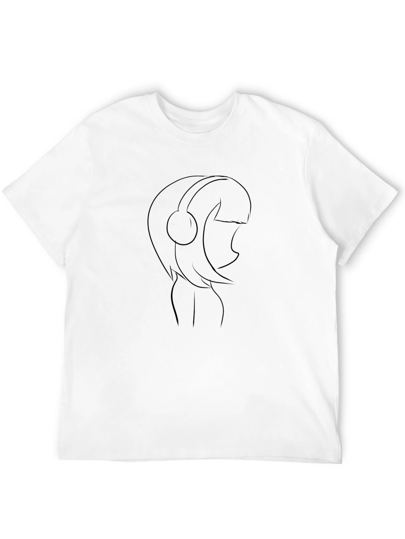 Cool Graphic Print Tee - Black