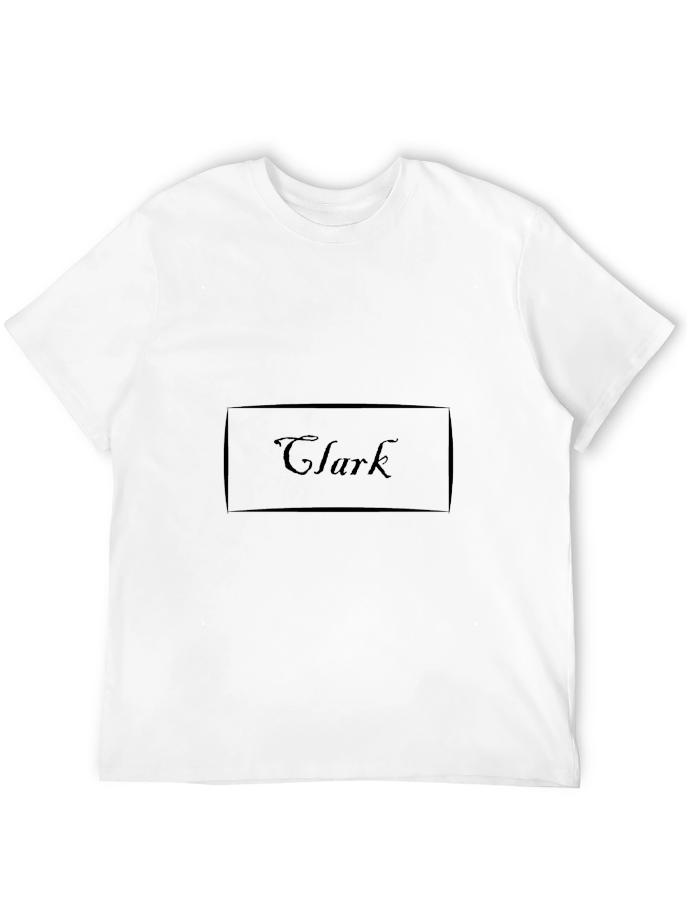 Clark Mens Black Graphic T-Shirt