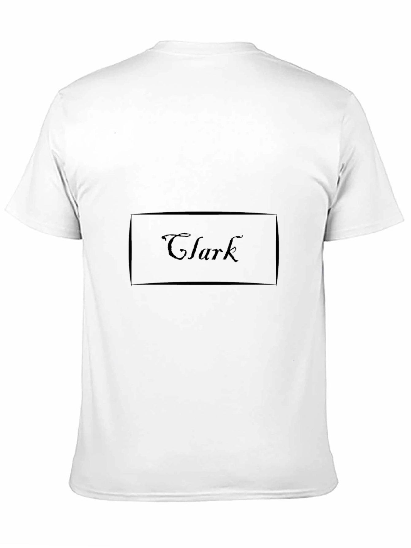 Clark Mens Black Graphic T-Shirt