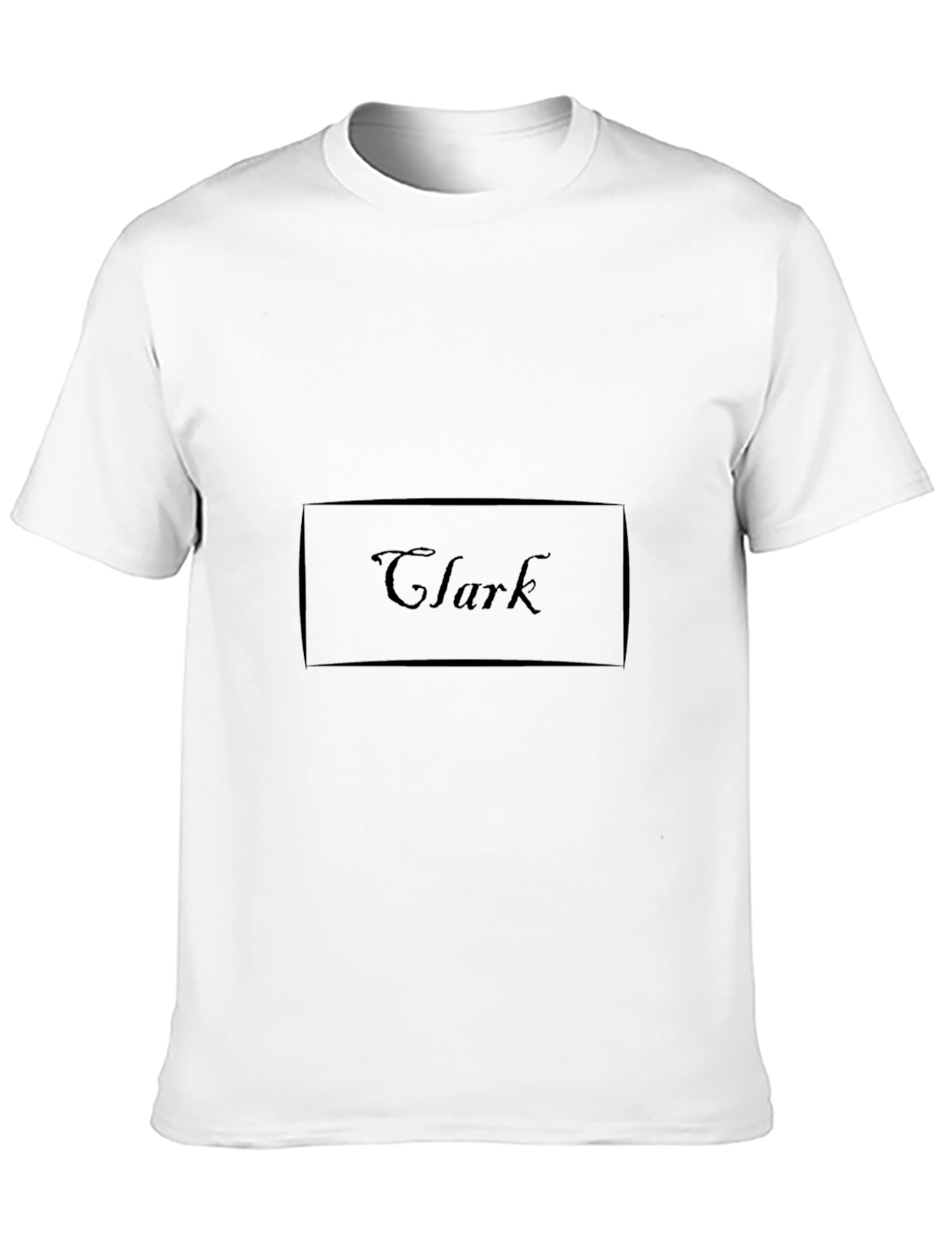 Clark Mens Black Graphic T-Shirt