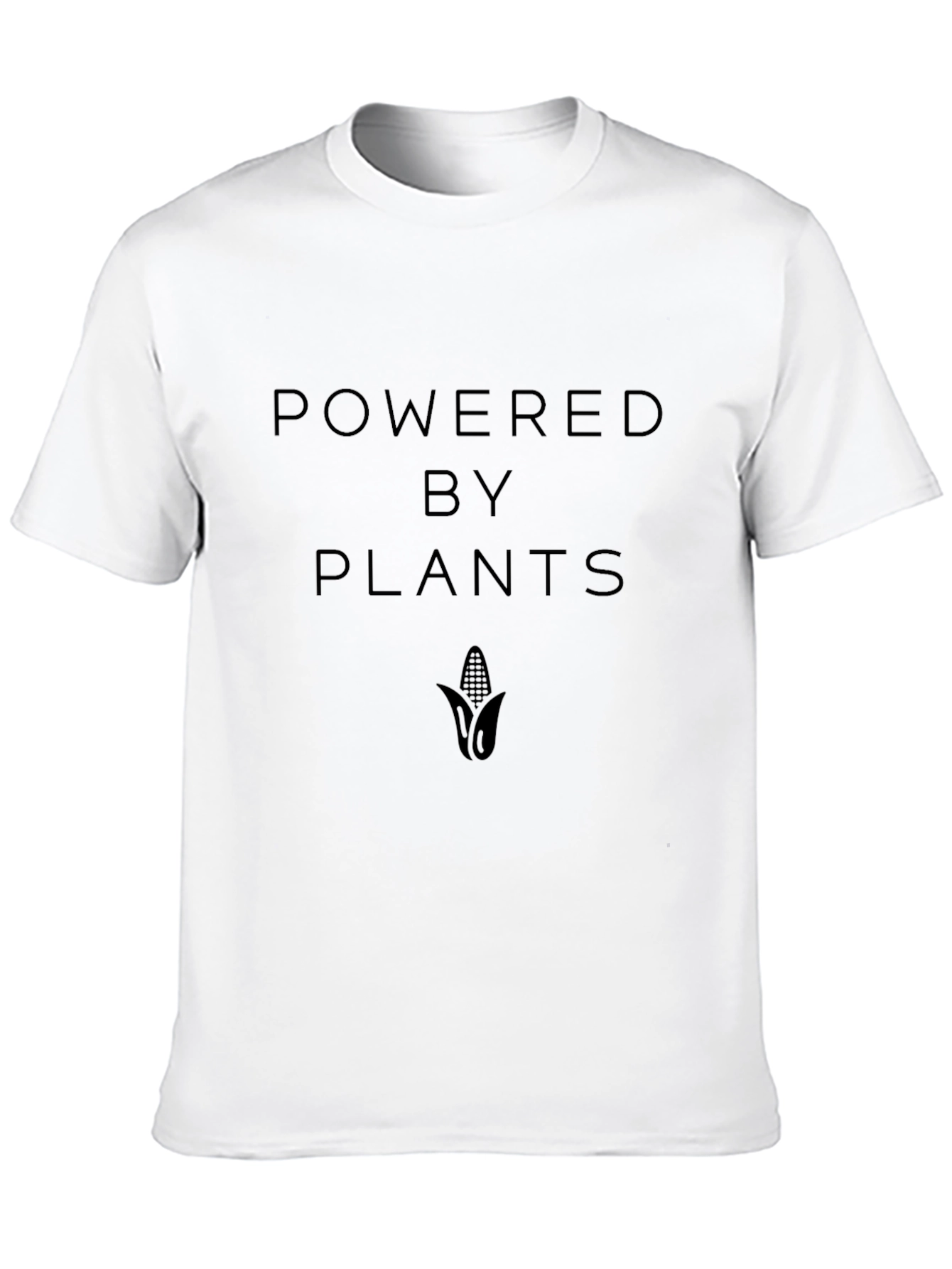 Powered by Plants Graphic Tee - Black Vegan T-Shirt