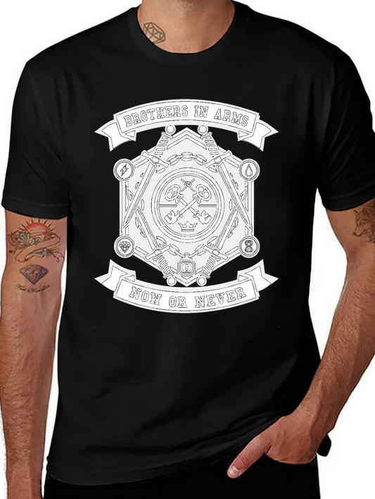 Brothers In Arms Tee - Now or Never Graphic T-Shirt