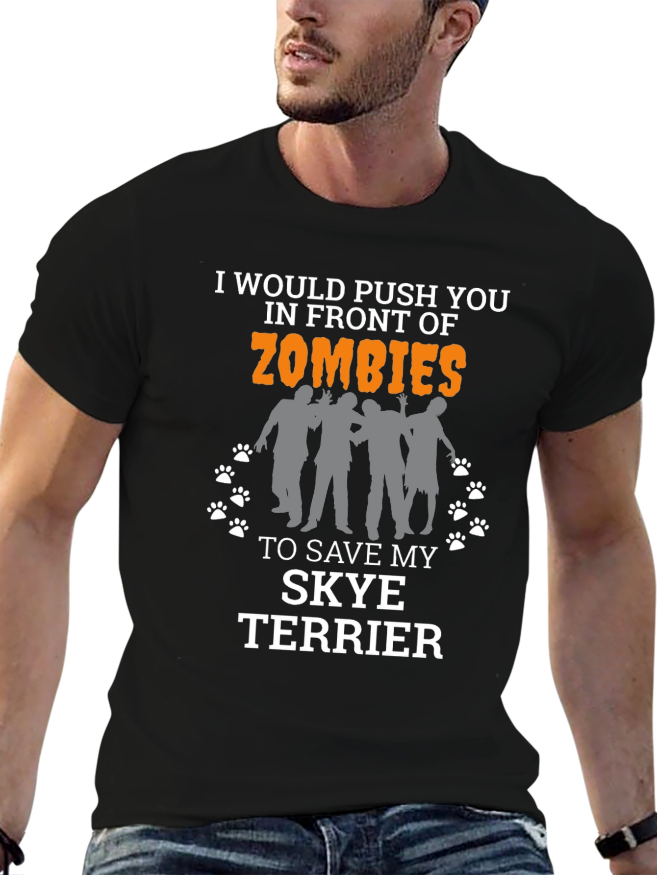 Zombie Skye Terrier T-Shirt
