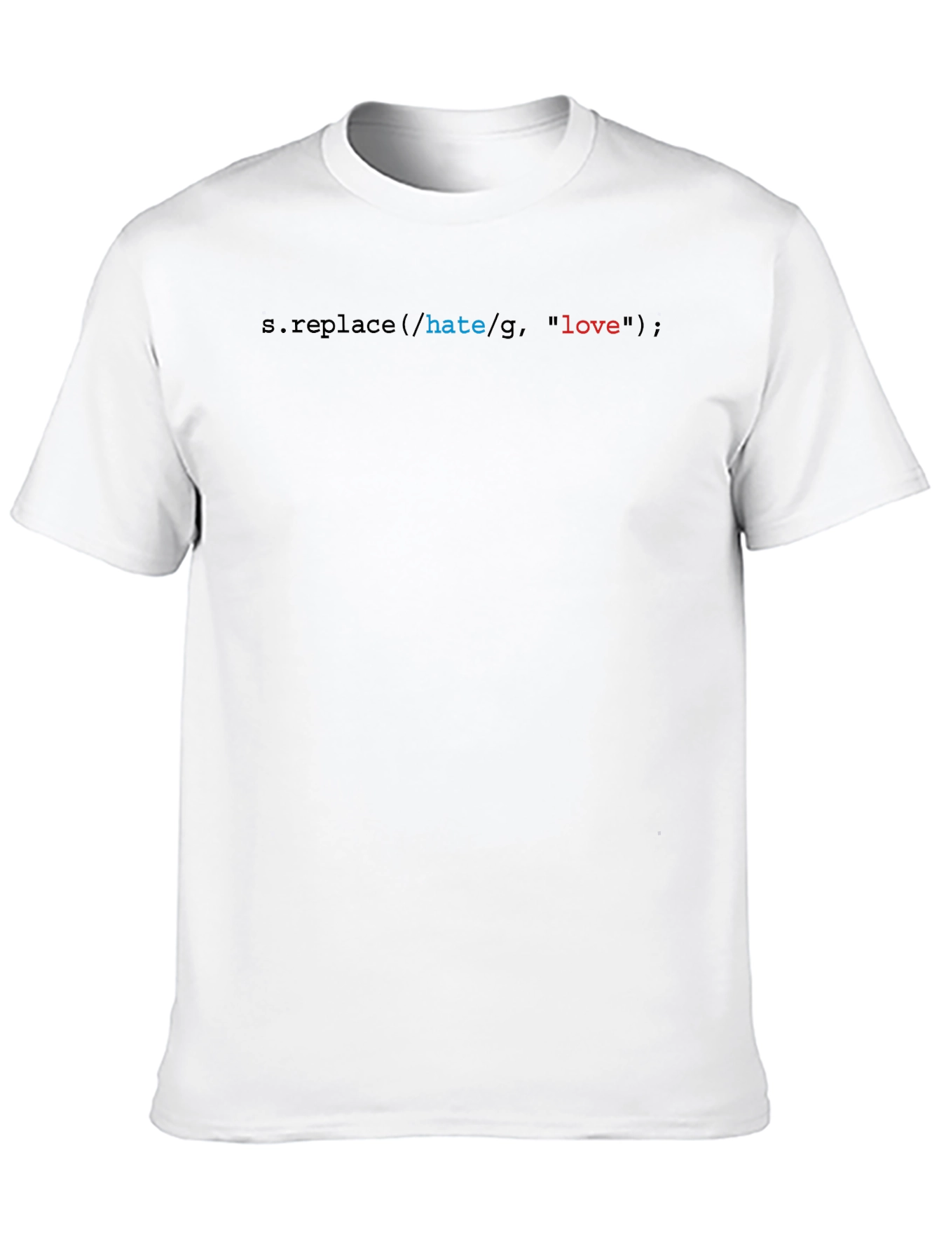 Replace Hate With Love Graphic Tee - Black