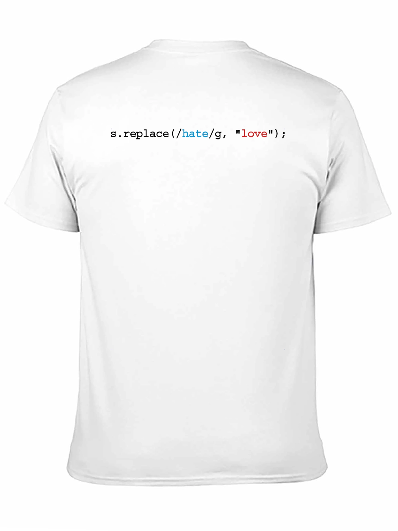 Replace Hate With Love Graphic Tee - Black