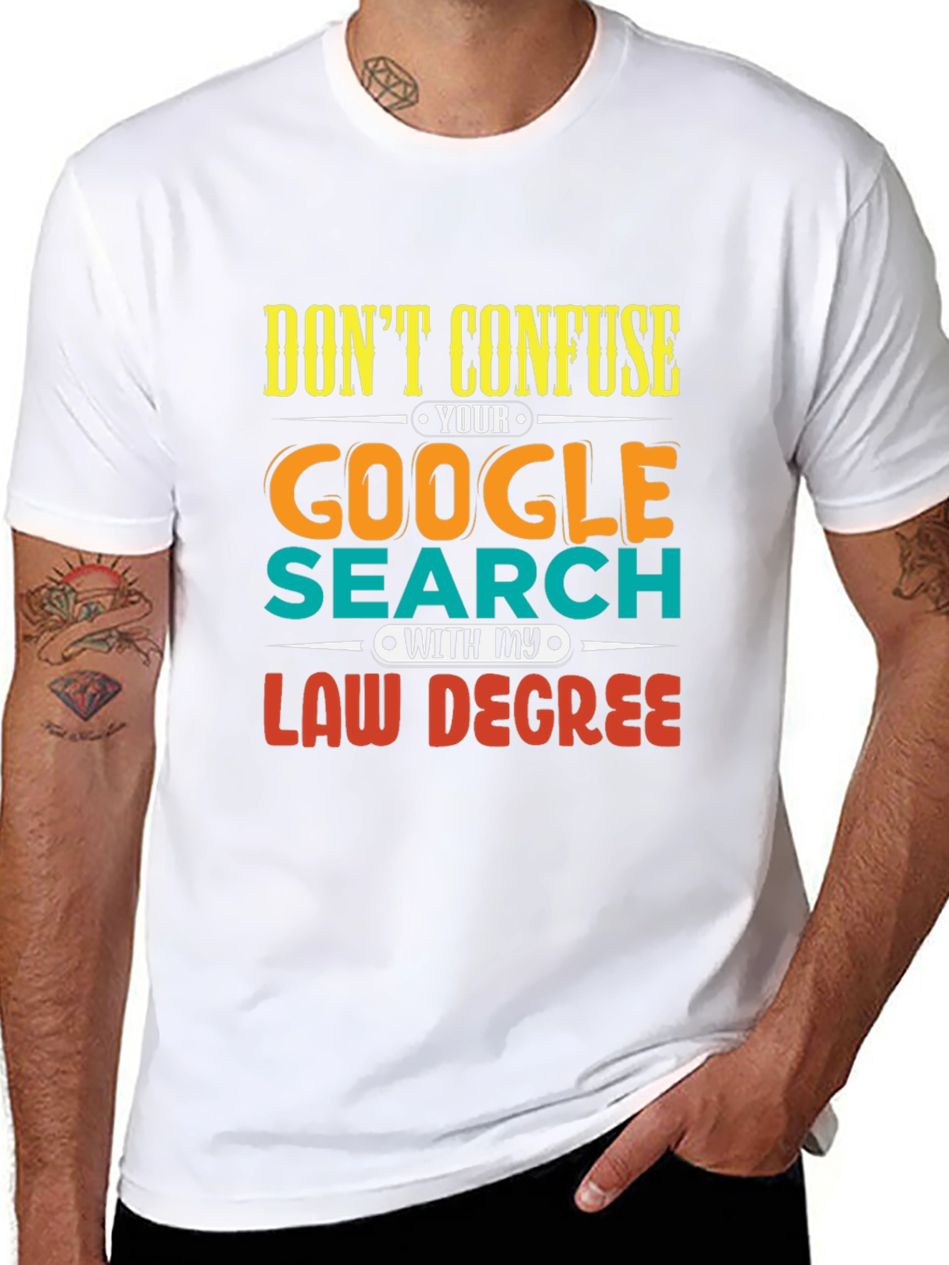 Law Degree Google Search Funny T-Shirt