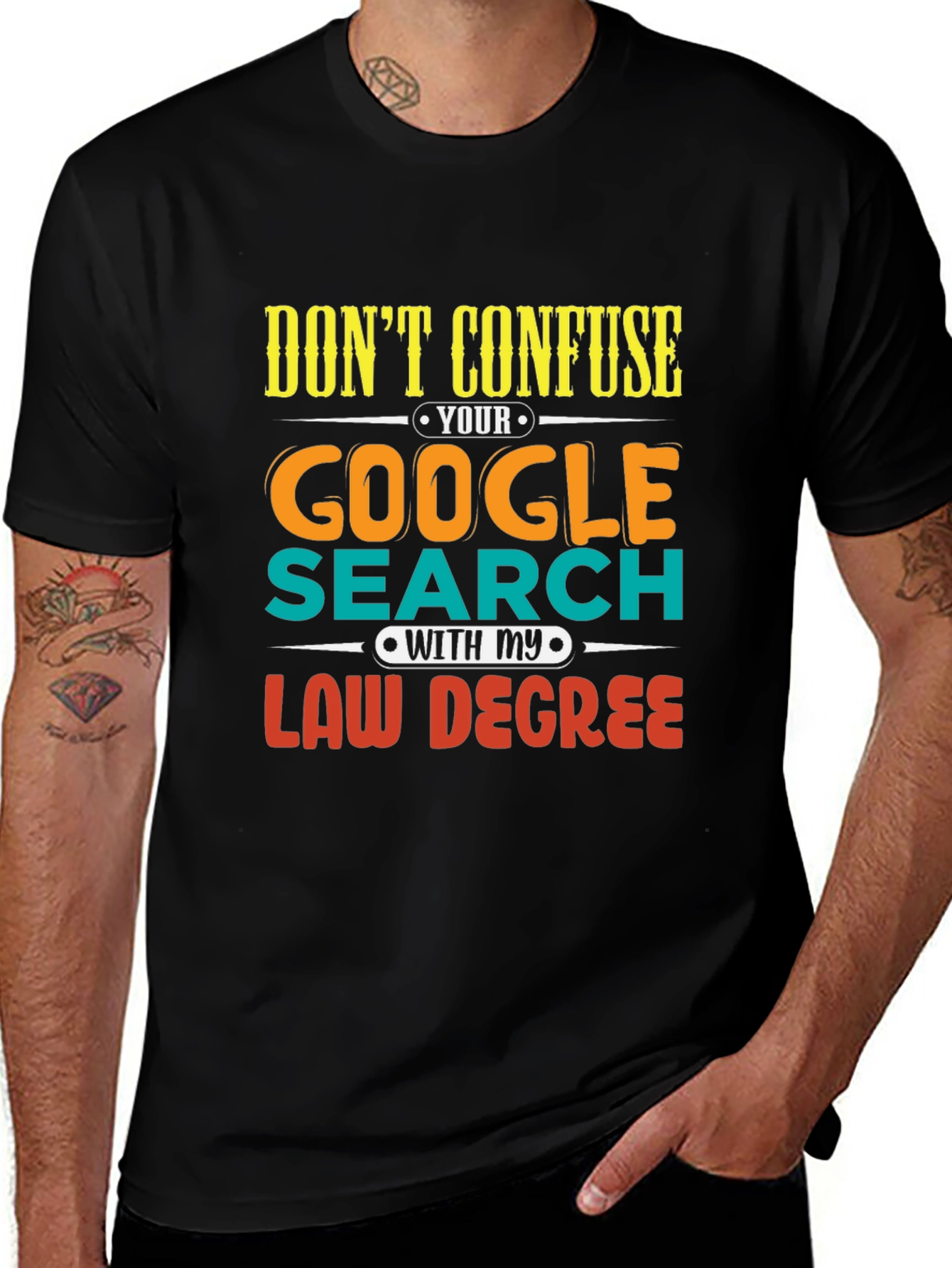 Law Degree Google Search Funny T-Shirt