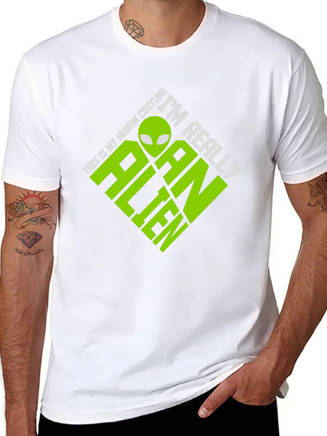 Alien Costume T-Shirt - Funny Graphic Tee