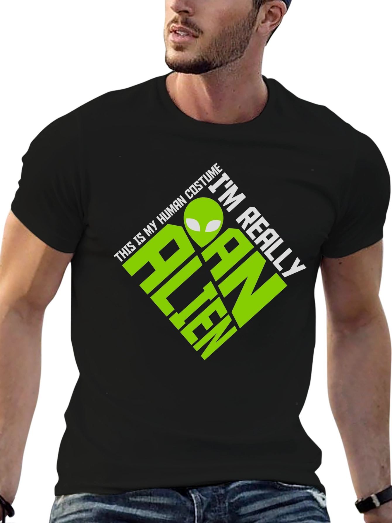Alien Costume T-Shirt - Funny Graphic Tee