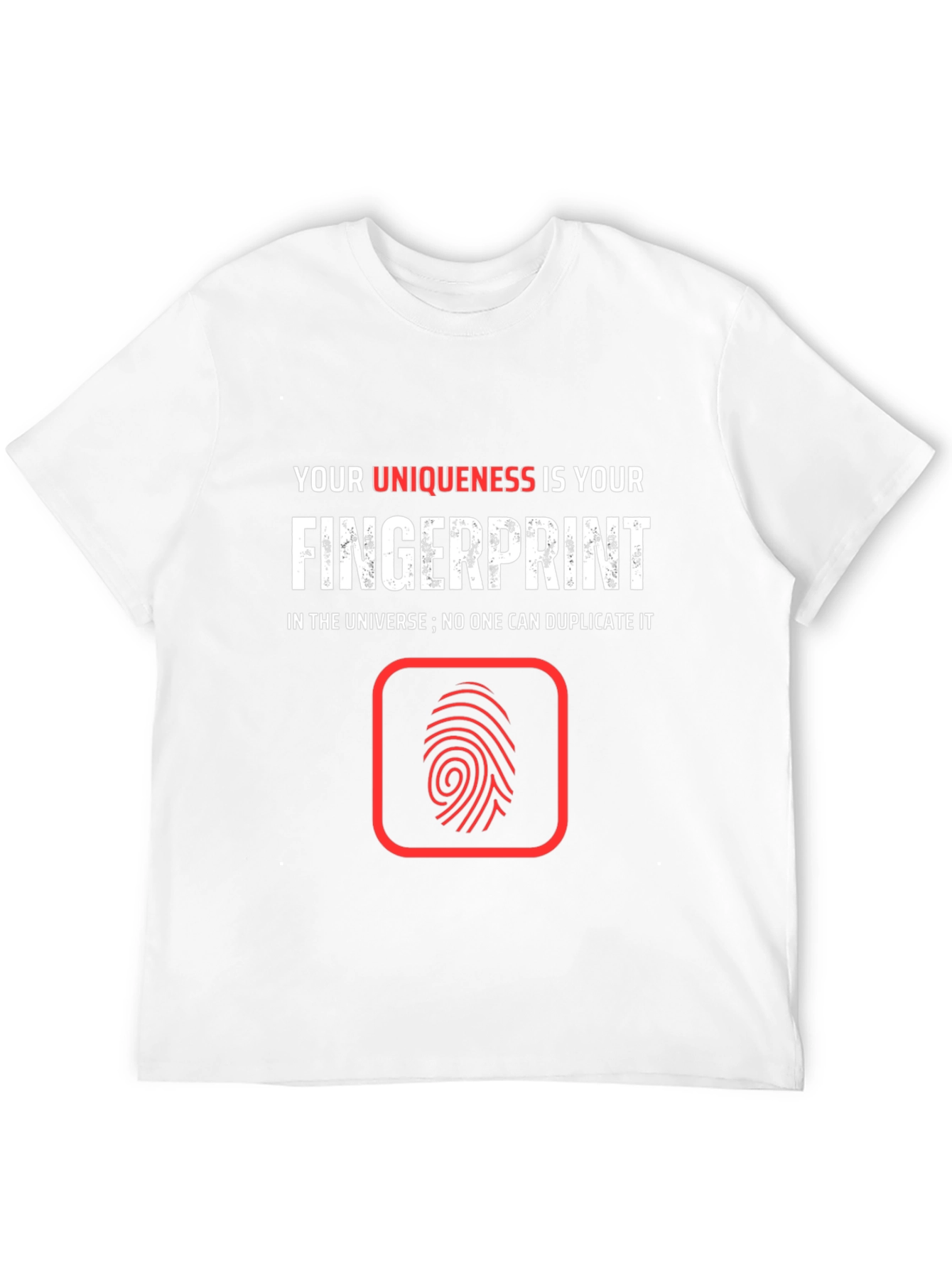Unique Fingerprint T-Shirt - Express Yourself!
