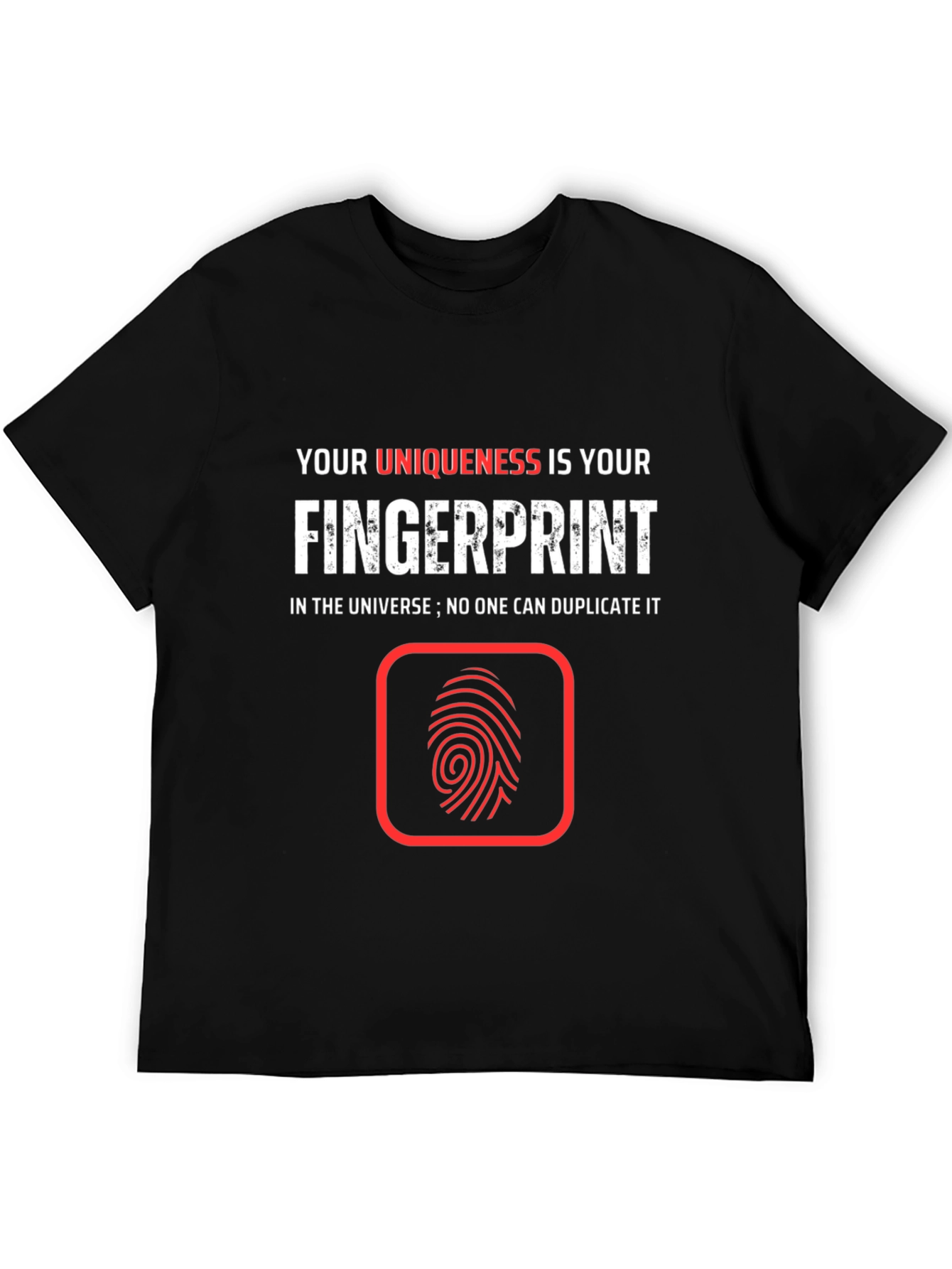 Unique Fingerprint T-Shirt - Express Yourself!