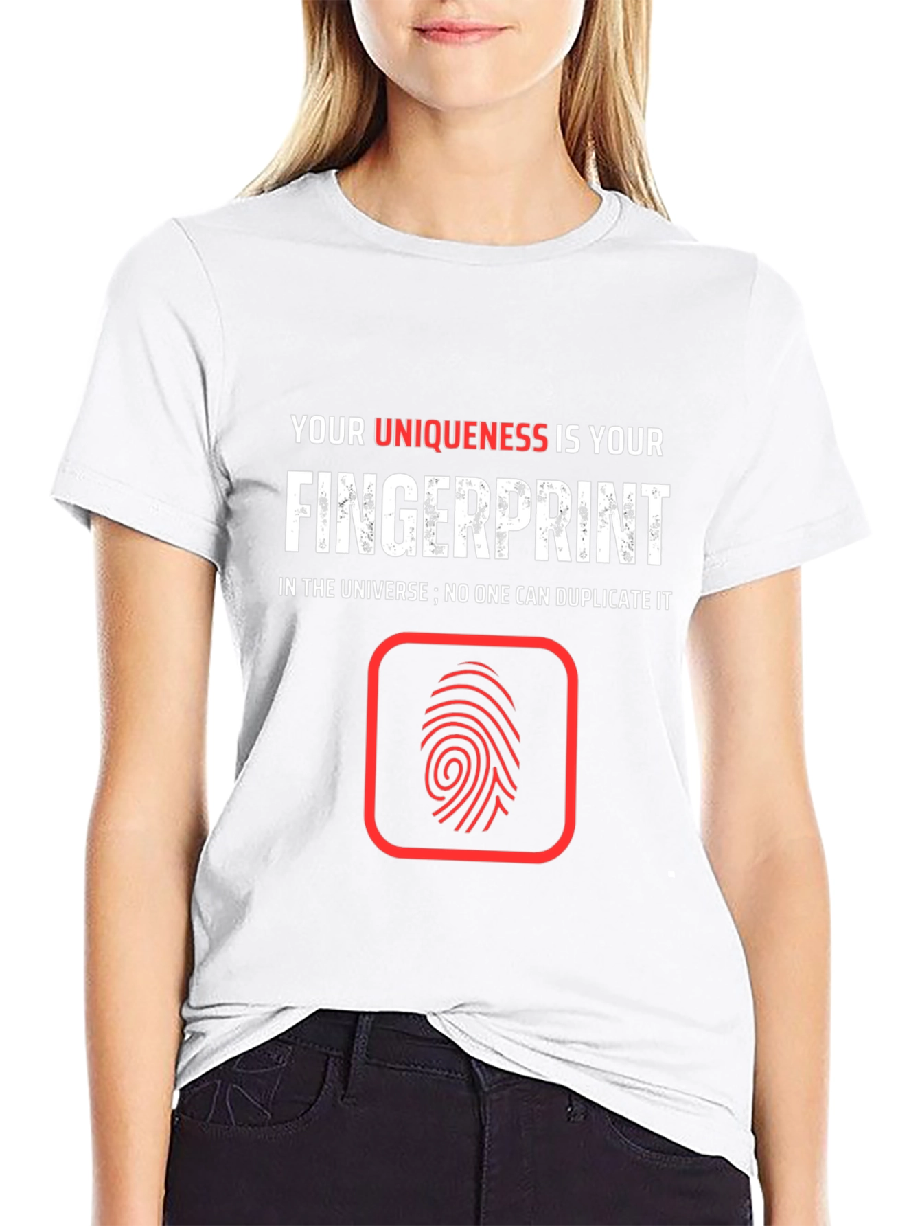 Unique Fingerprint T-Shirt - Express Yourself!