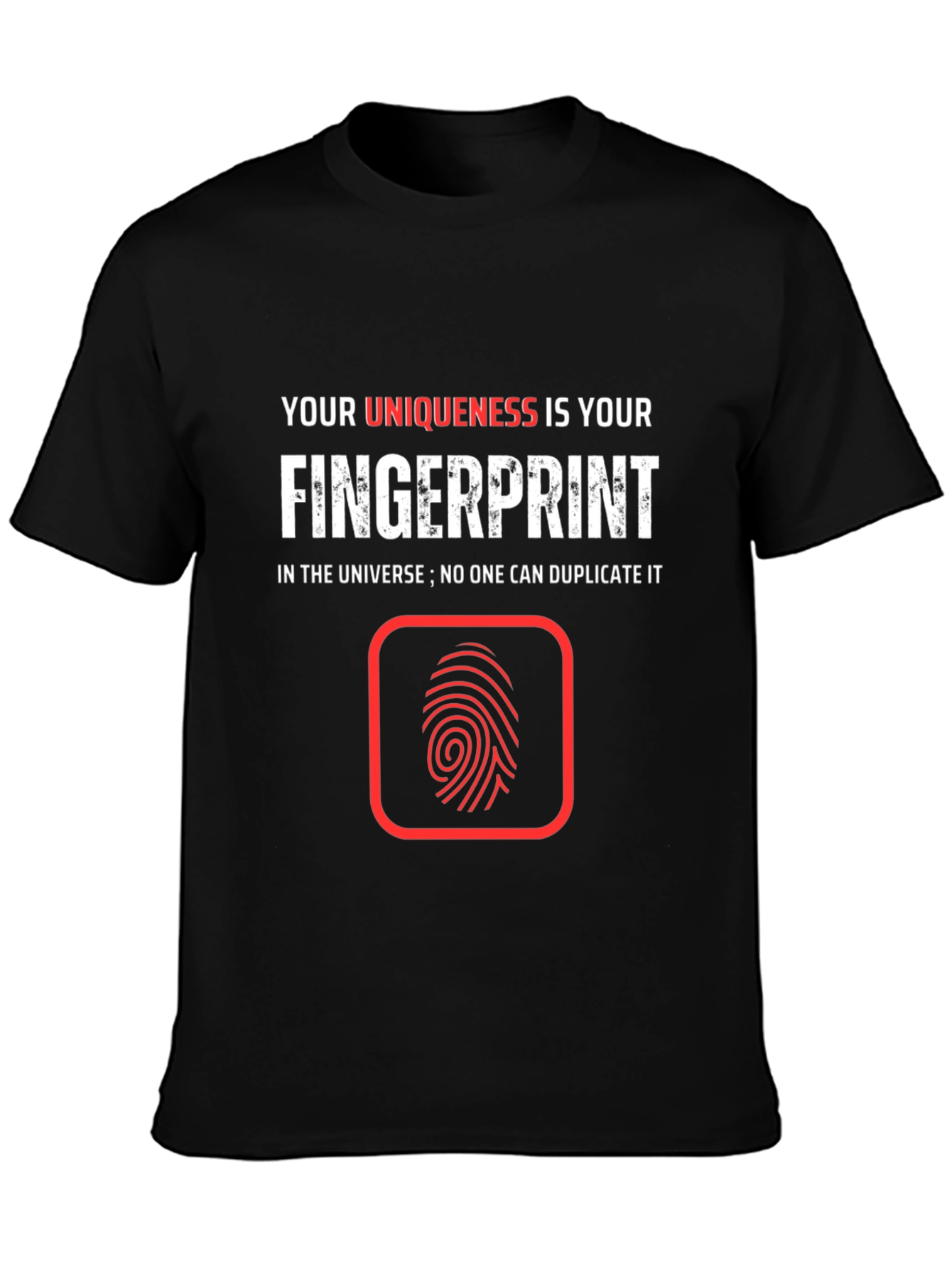 Unique Fingerprint T-Shirt - Express Yourself!