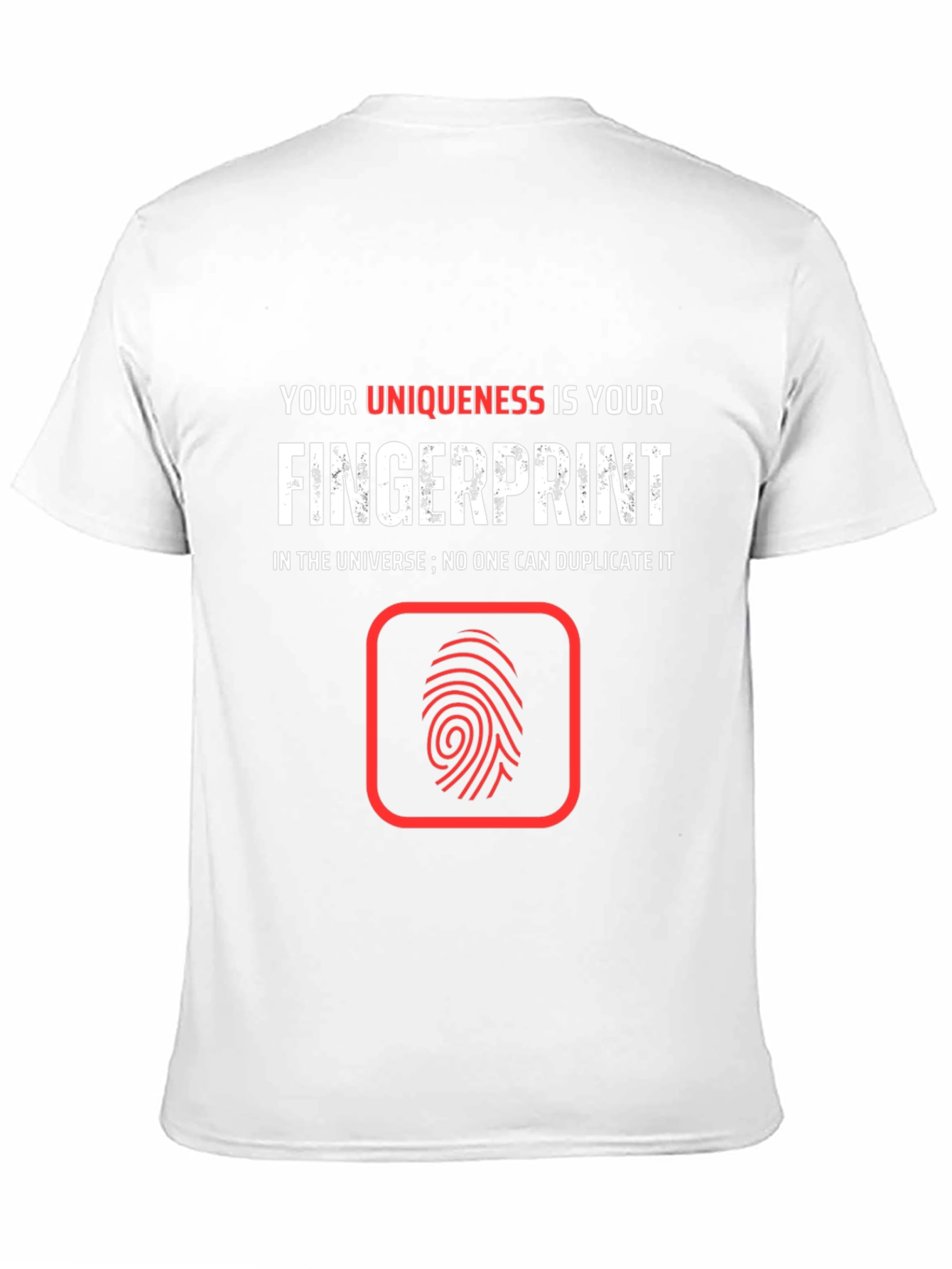 Unique Fingerprint T-Shirt - Express Yourself!