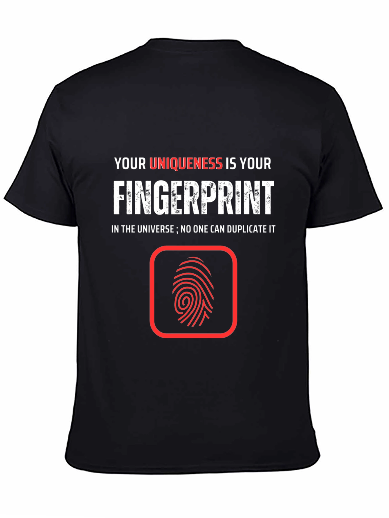 Unique Fingerprint T-Shirt - Express Yourself!