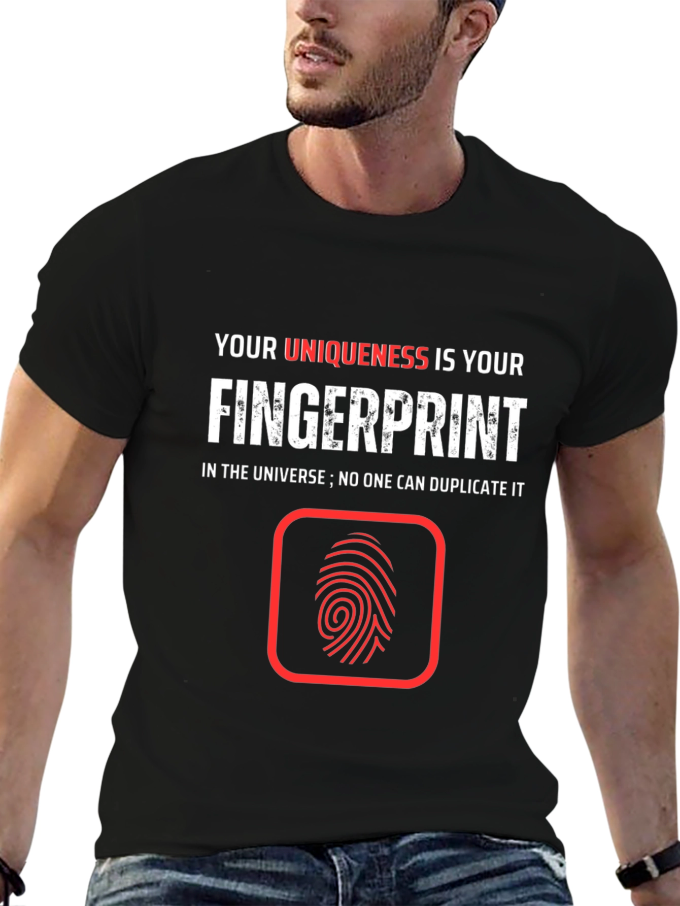 Unique Fingerprint T-Shirt - Express Yourself!