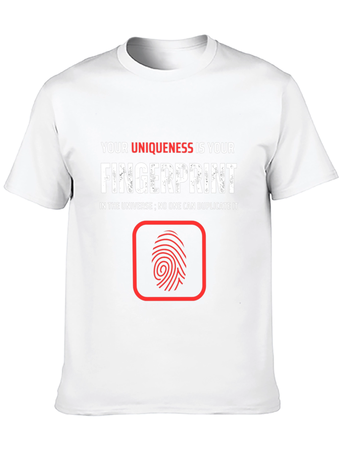 Unique Fingerprint T-Shirt - Express Yourself!