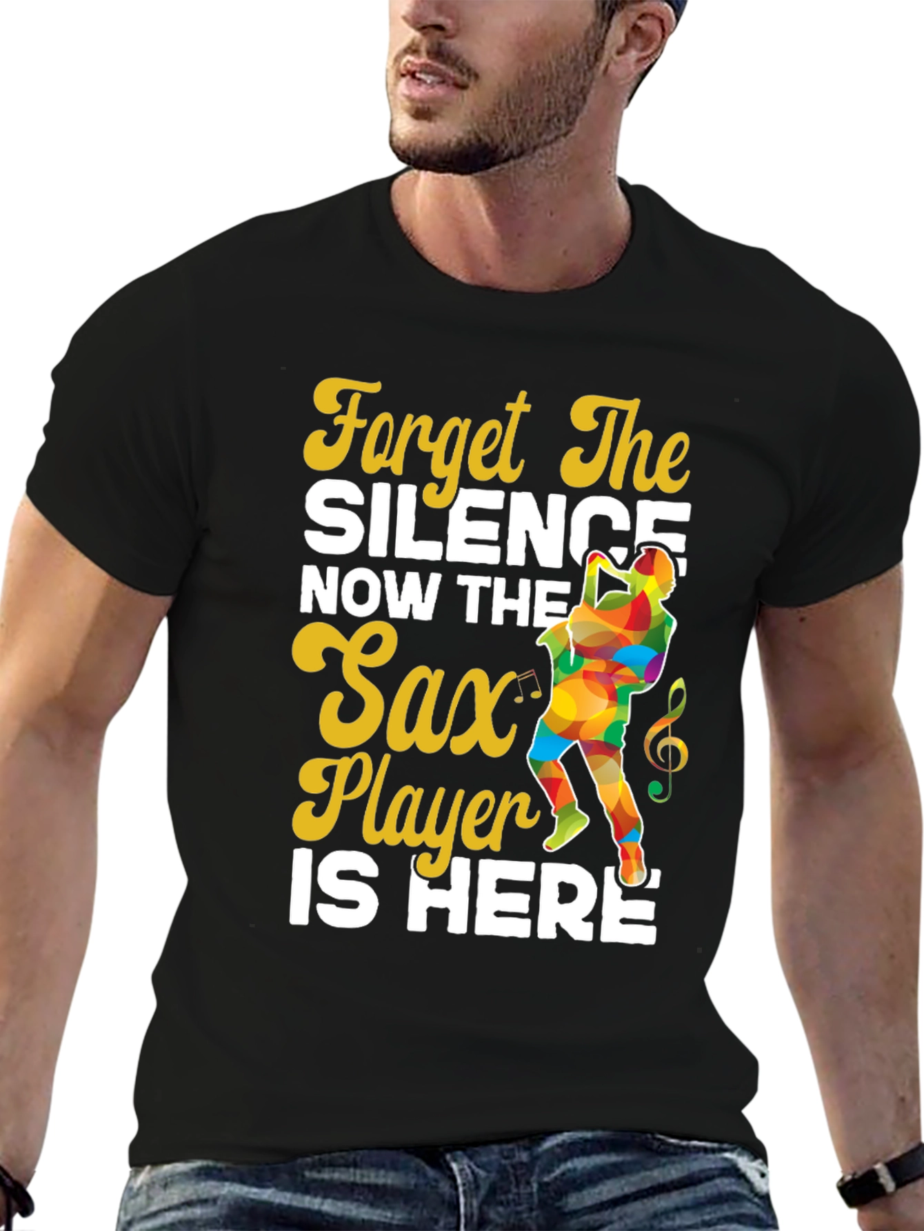 Sax Player Graphic Tee