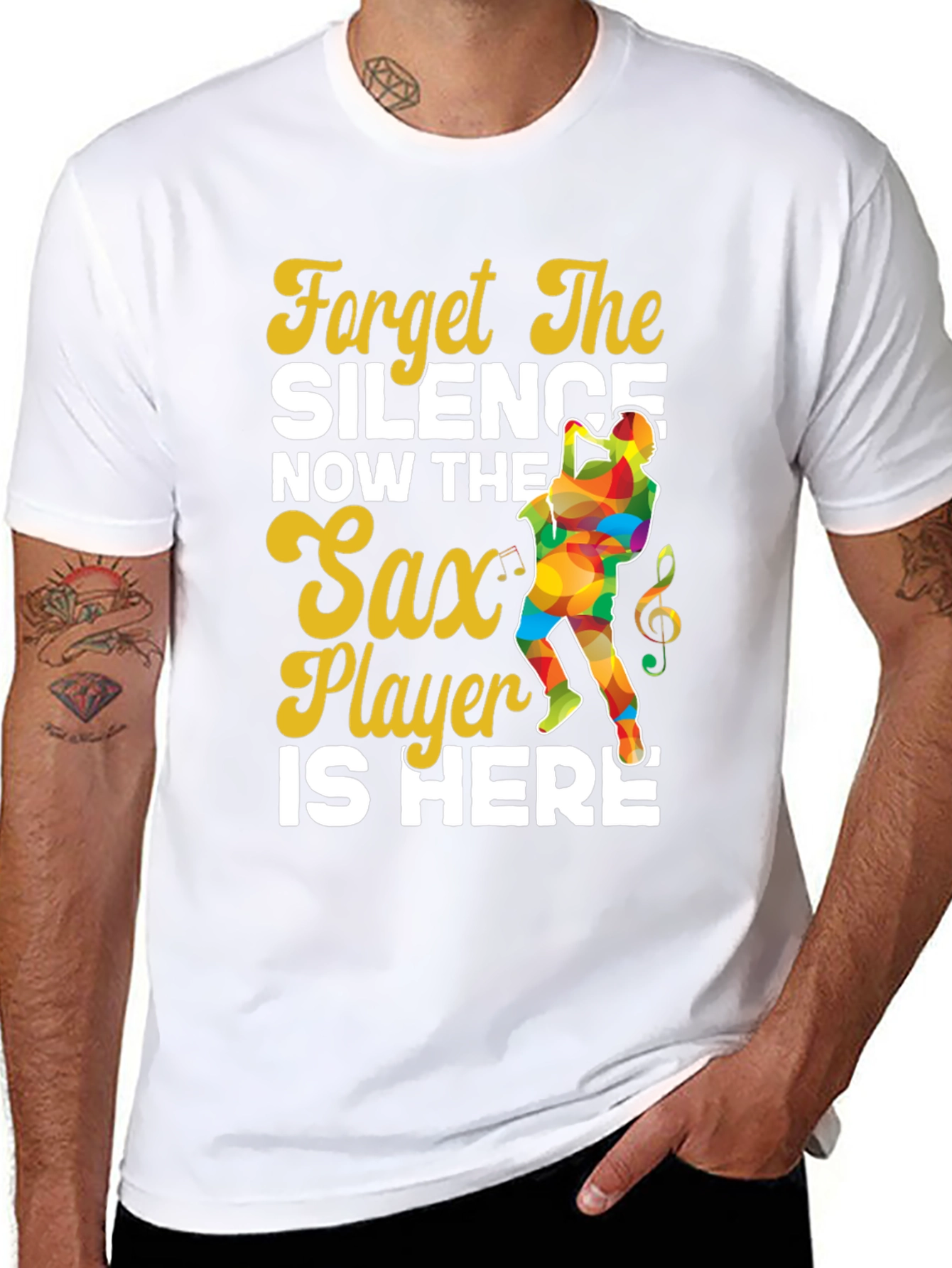 Sax Player Graphic Tee