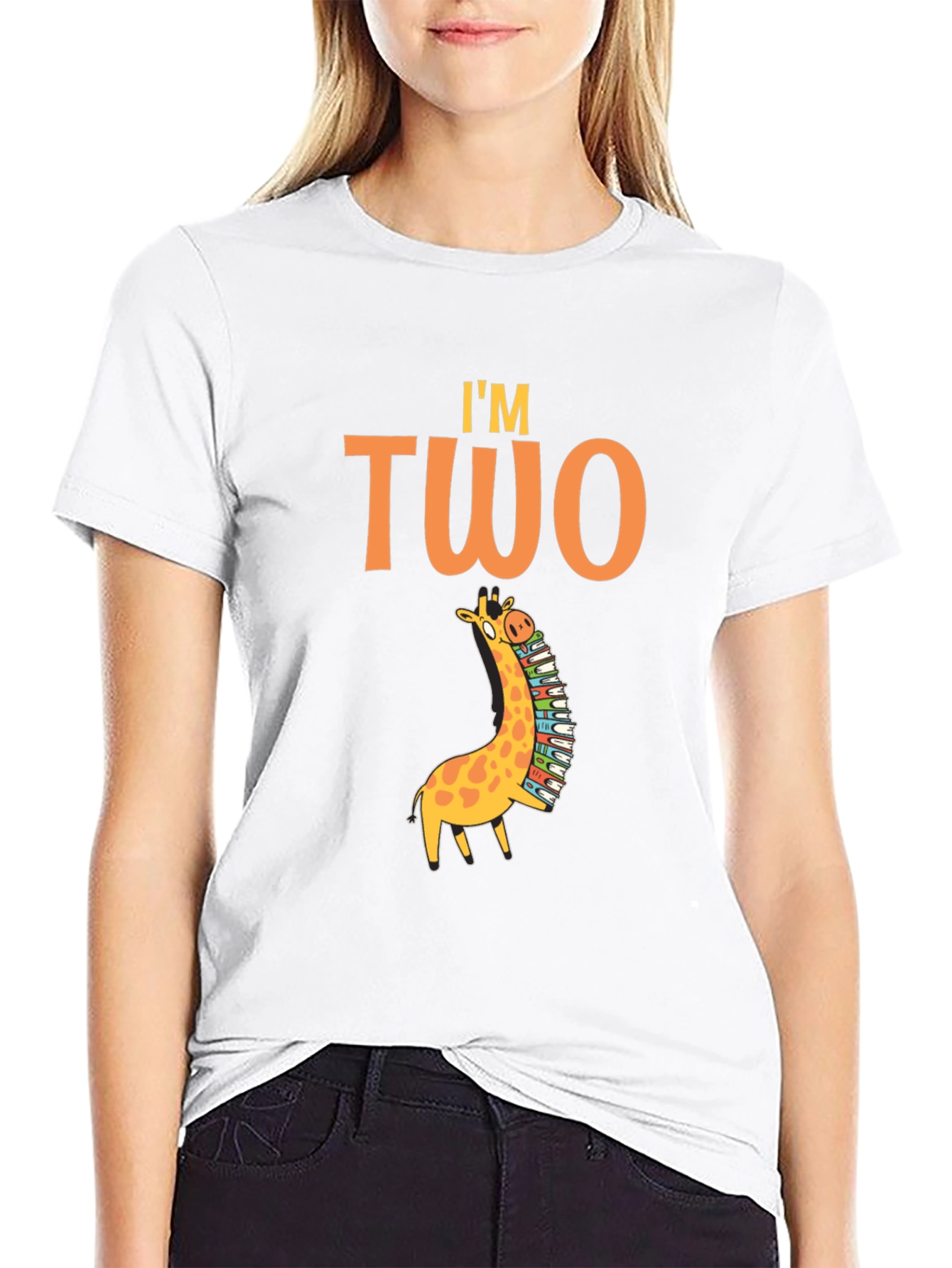 Im Two Giraffe Bookworm T-Shirt
