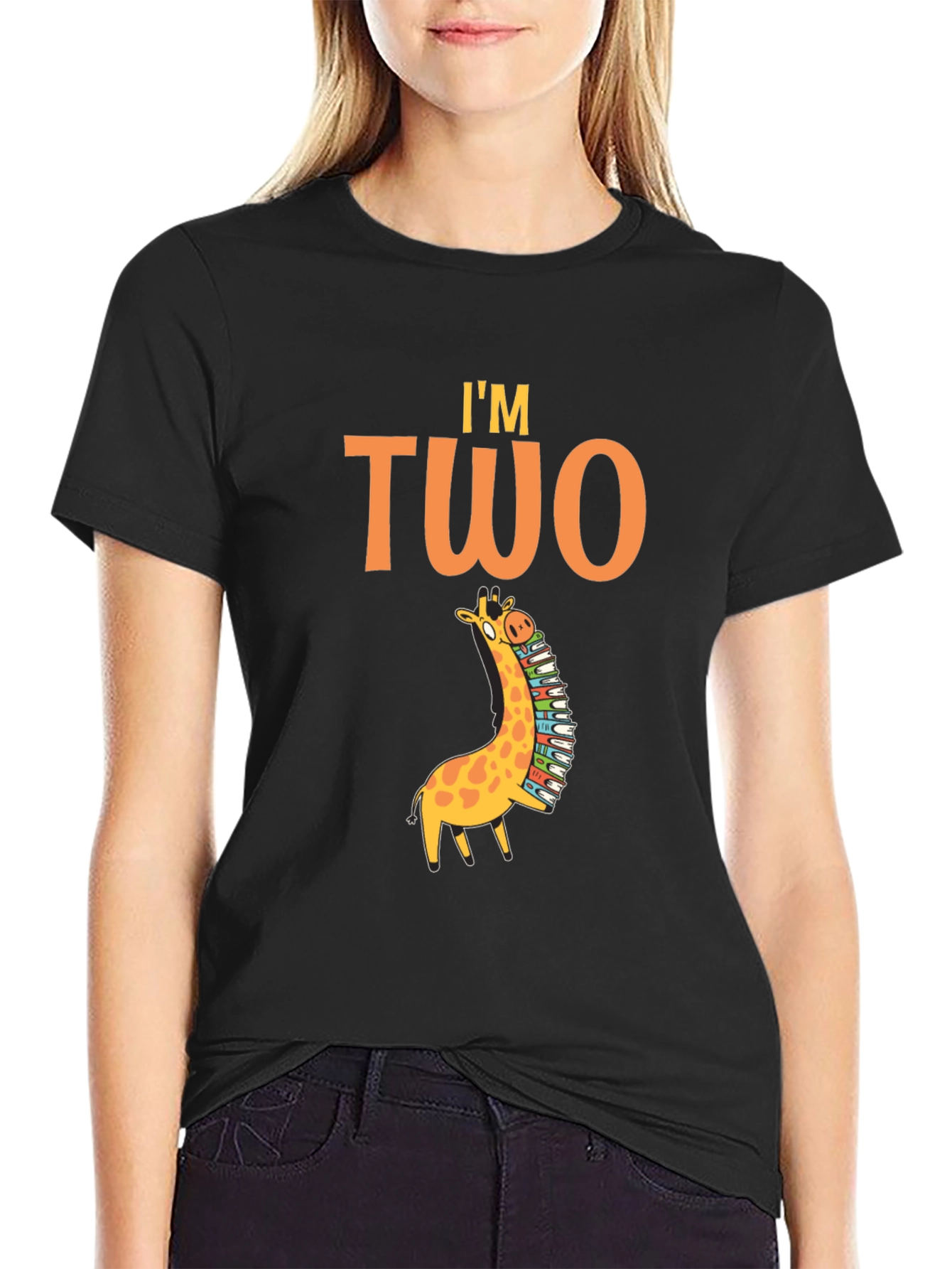 Im Two Giraffe Bookworm T-Shirt