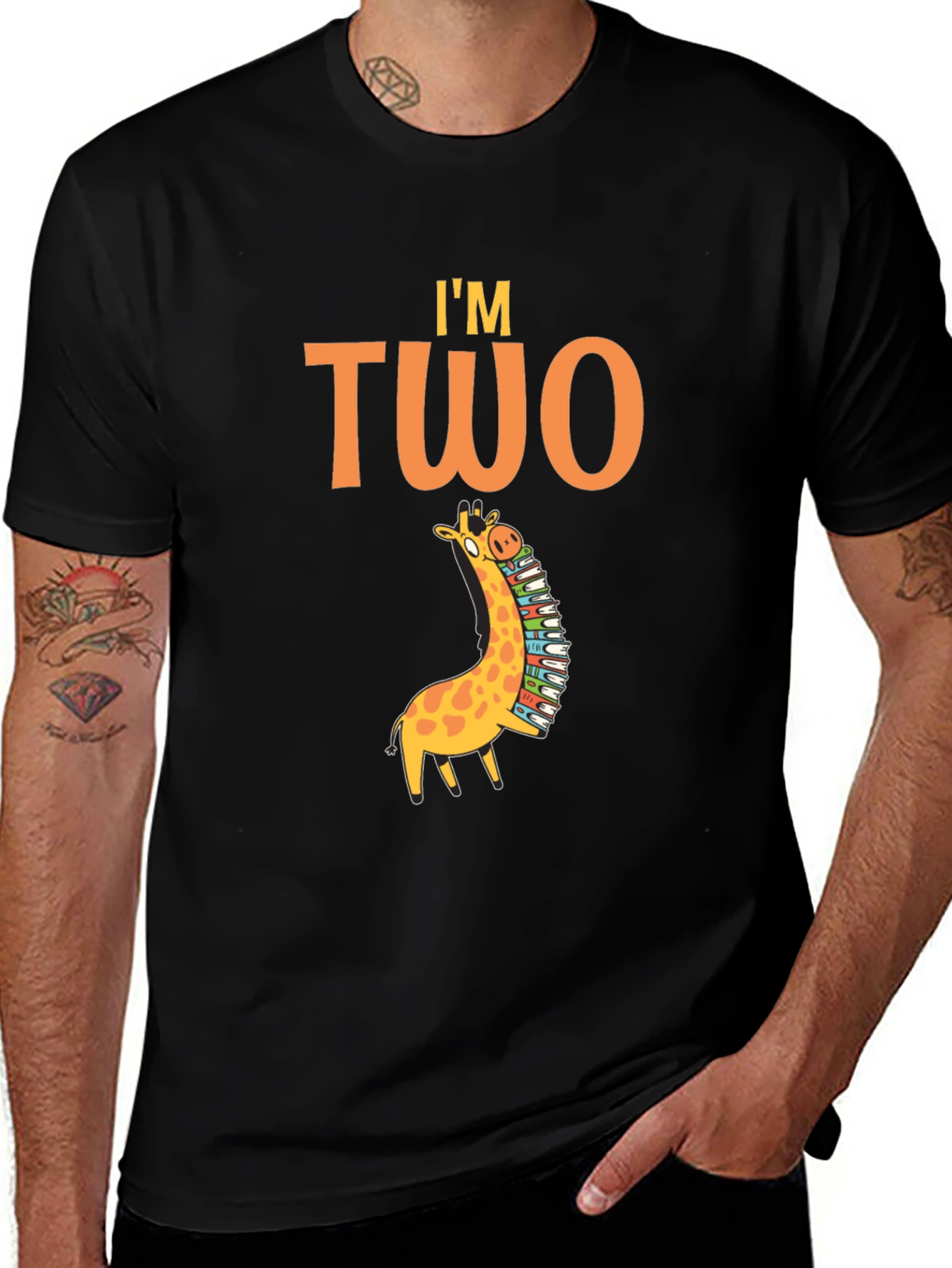 Im Two Giraffe Bookworm T-Shirt